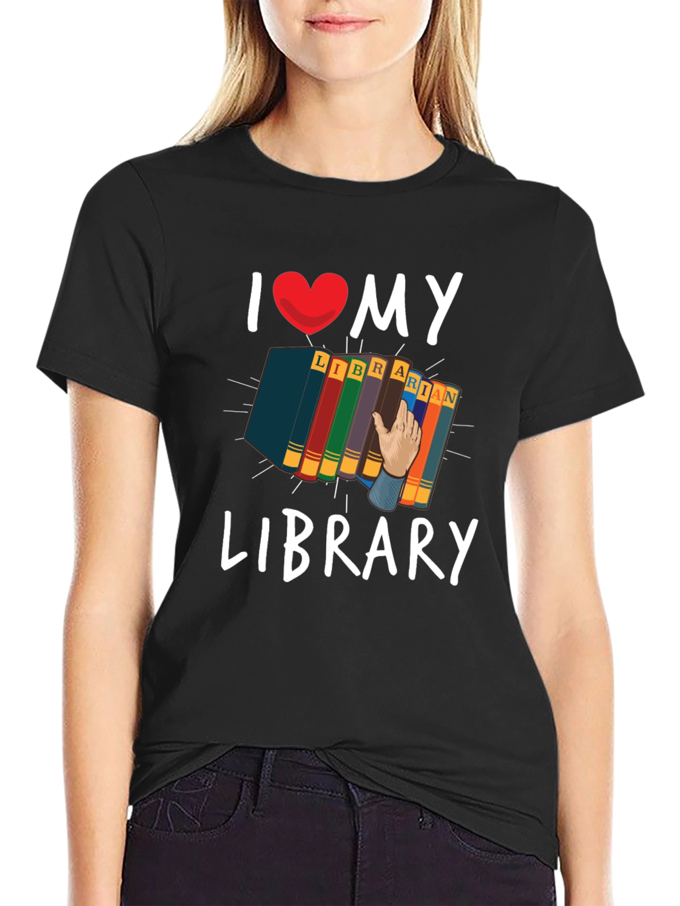 I Love My Library T-Shirt