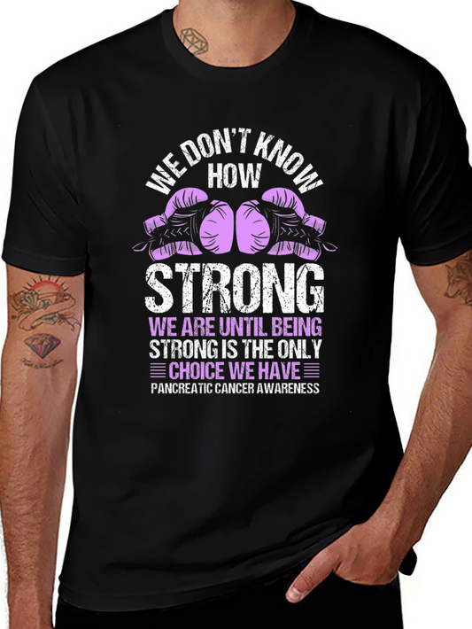 Pancreatic Cancer Awareness T-Shirt: Fight Strong