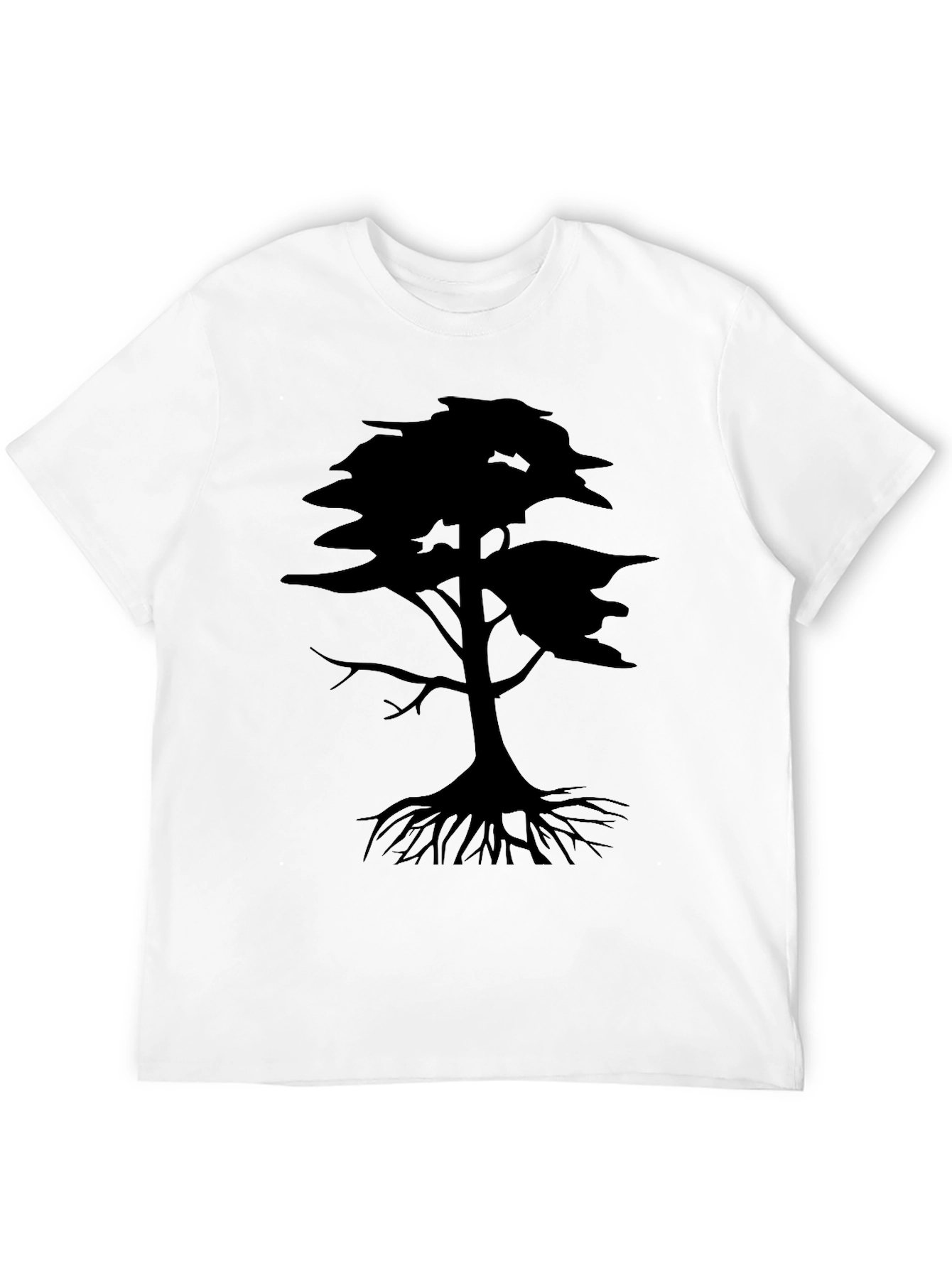 Black Tree Graphic T-Shirt - Nature Inspired Tee