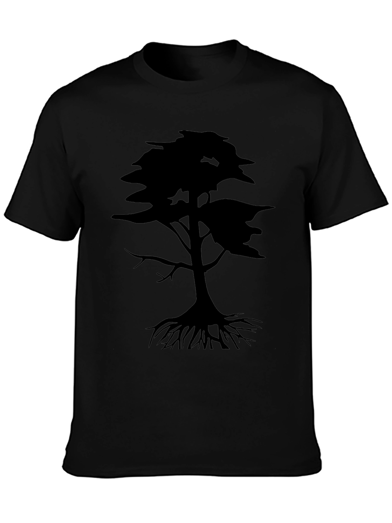 Black Tree Graphic T-Shirt - Nature Inspired Tee