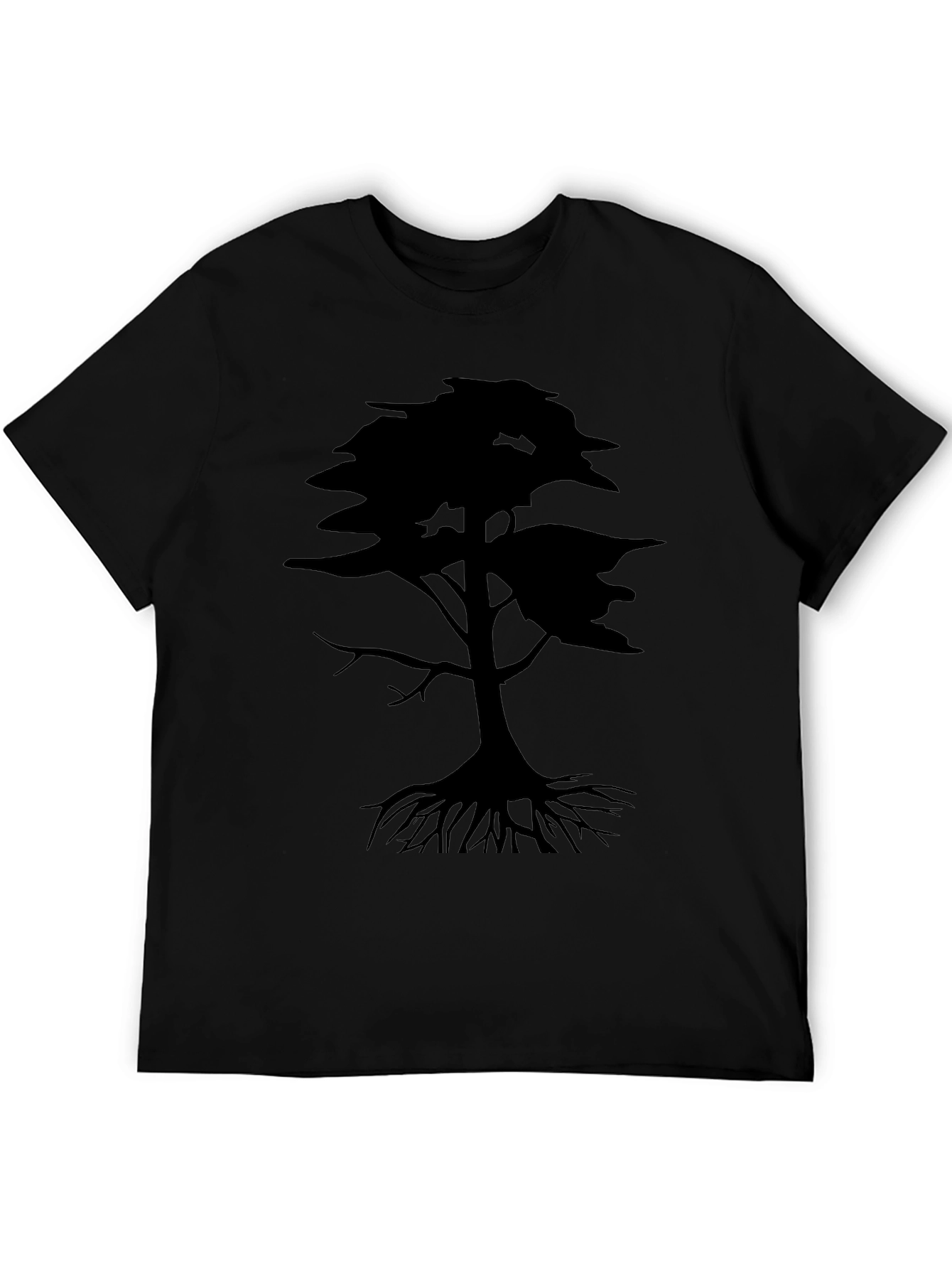 Black Tree Graphic T-Shirt - Nature Inspired Tee