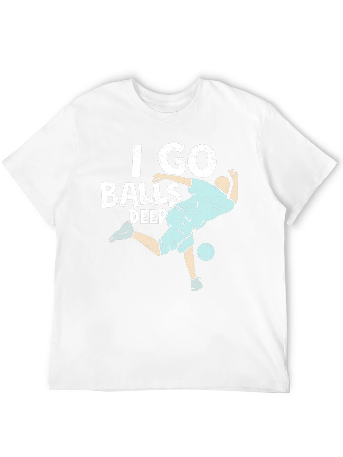 I Go Balls Deep T-Shirt Black Cotton Graphic Tee