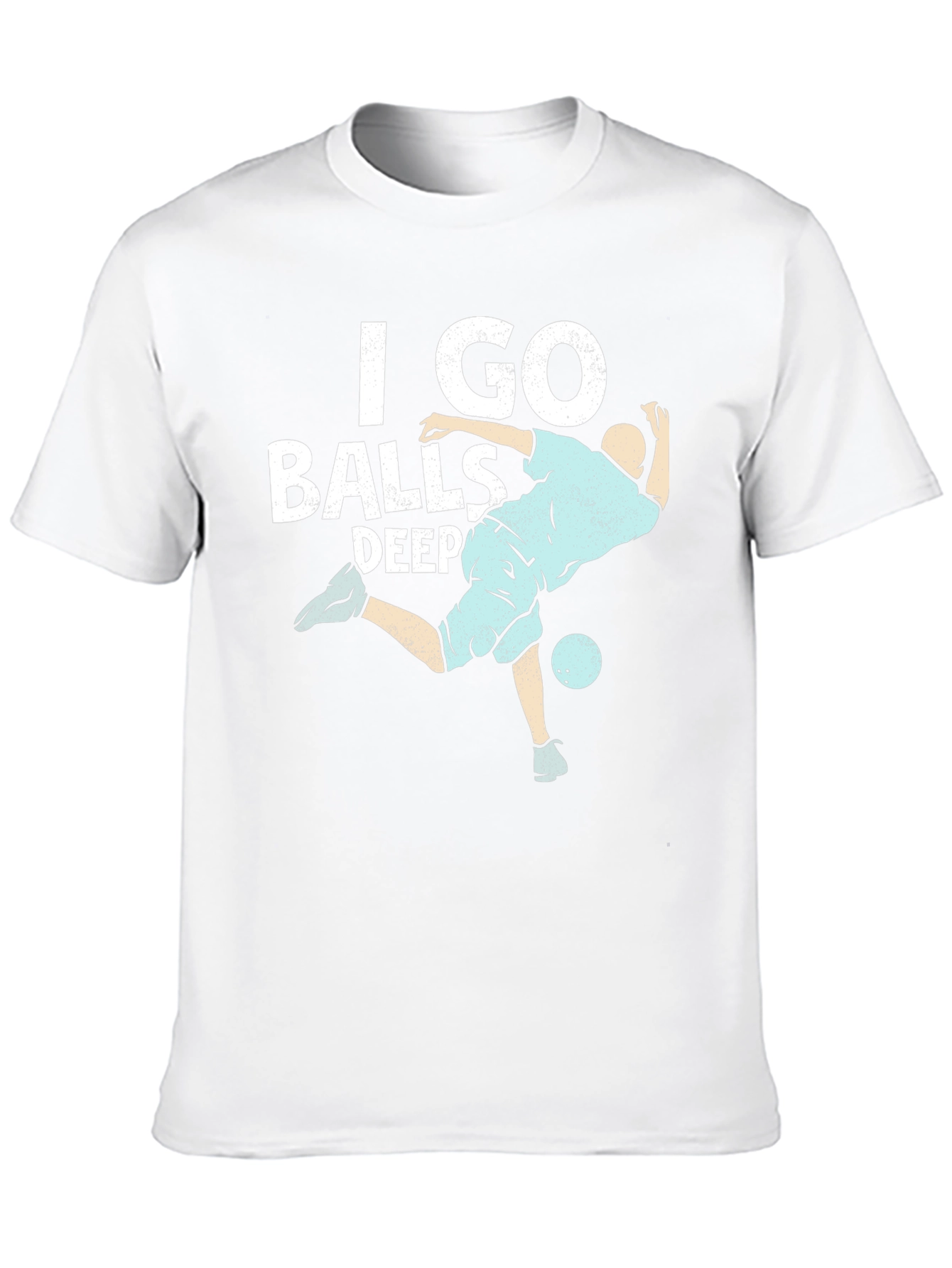 I Go Balls Deep T-Shirt Black Cotton Graphic Tee