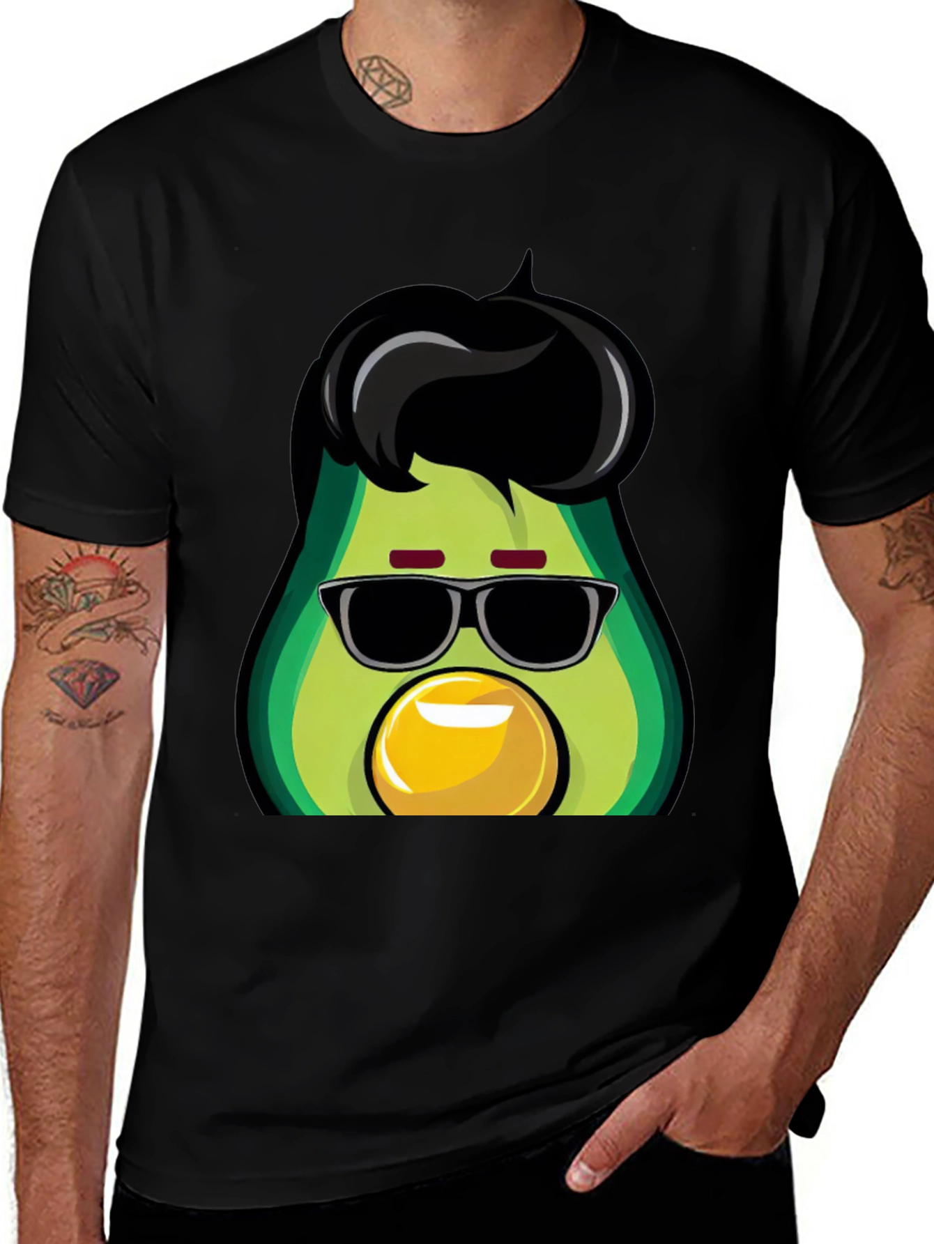 Cool Avocado T-Shirt - Funky Graphic Tee