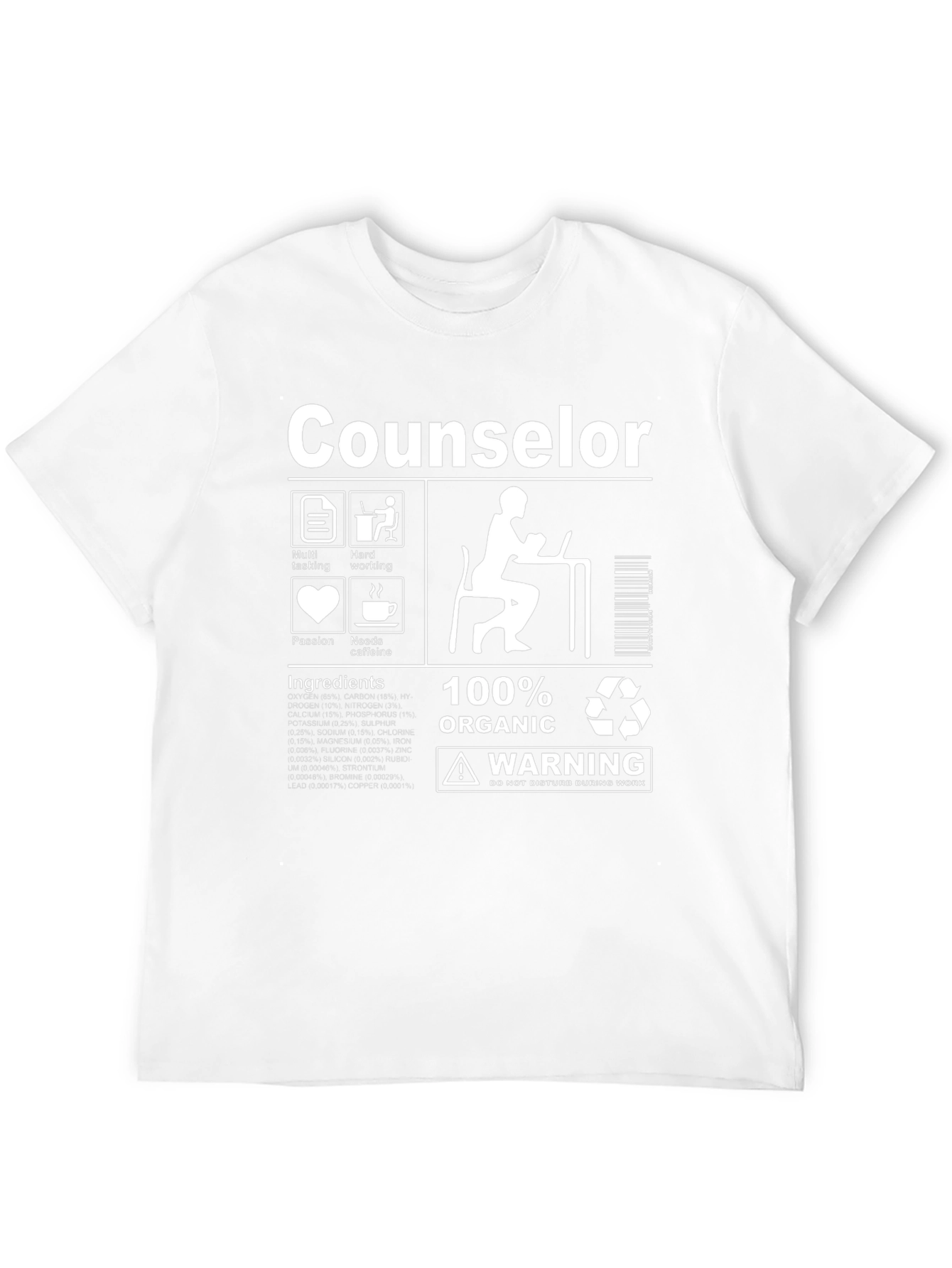 Counselor Organic Ingredients T-Shirt