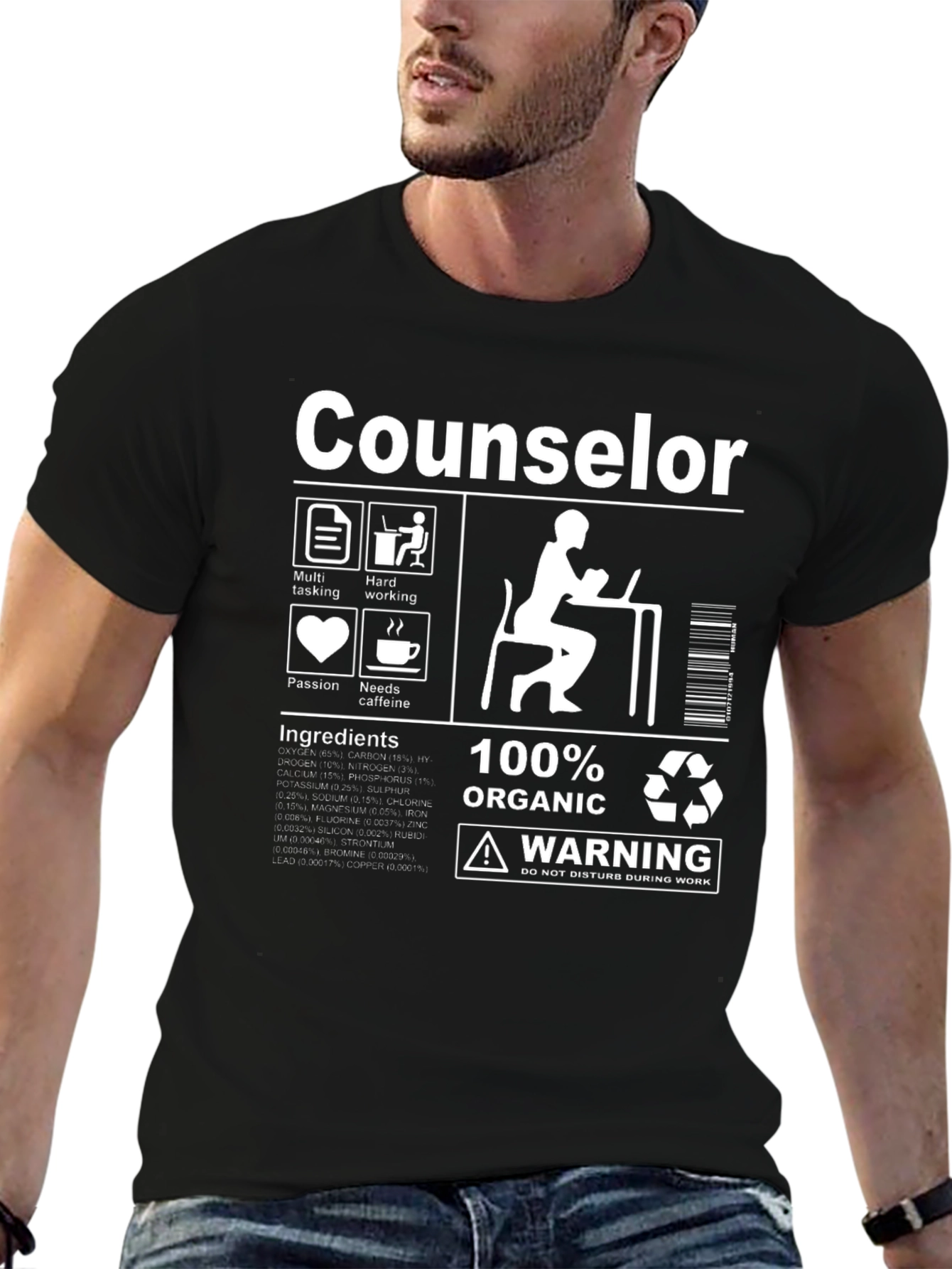 Counselor Organic Ingredients T-Shirt