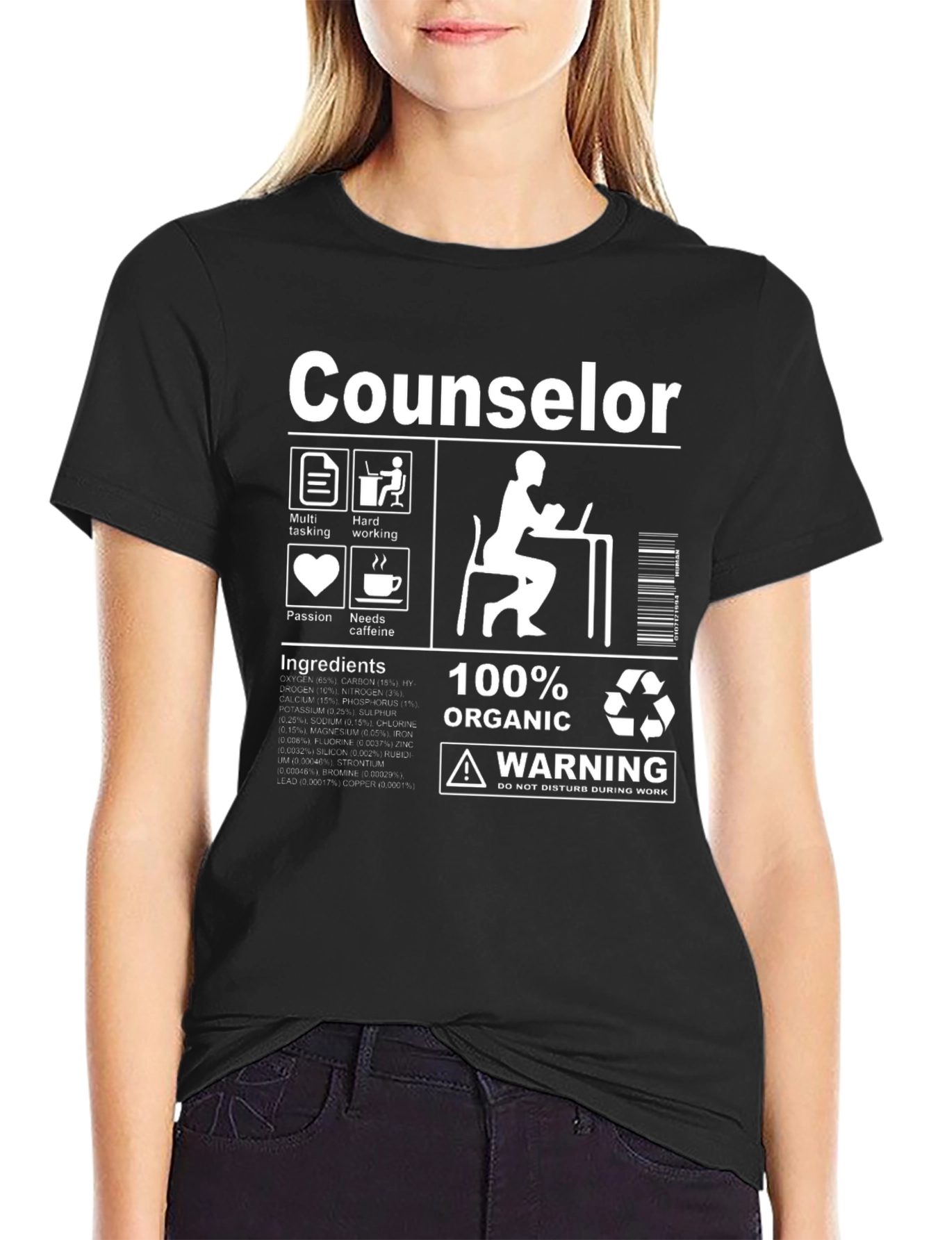 Counselor Organic Ingredients T-Shirt