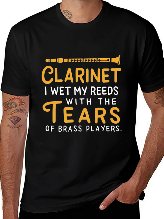 Clarinet Reeds T-Shirt - Funny Band Tee