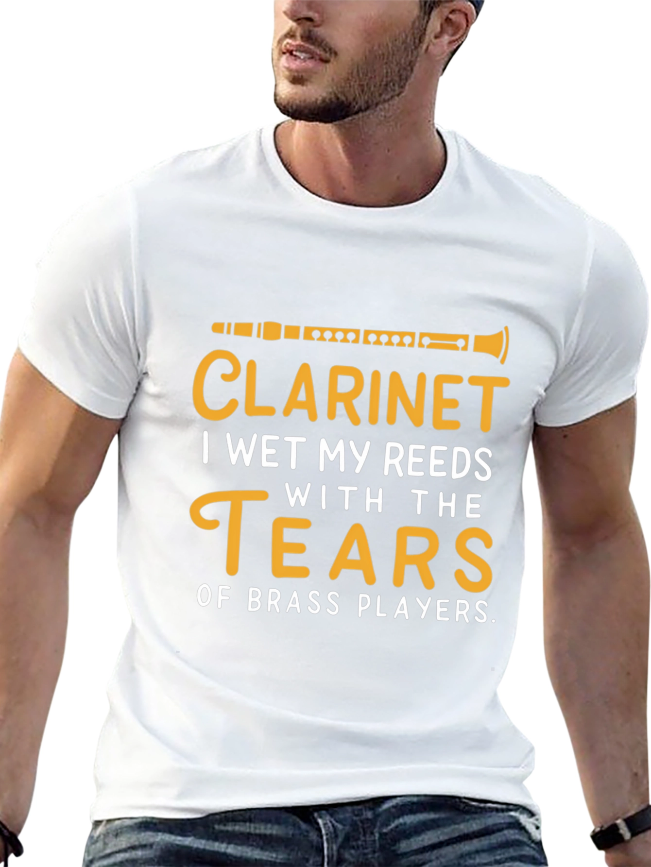Clarinet Reeds T-Shirt - Funny Band Tee