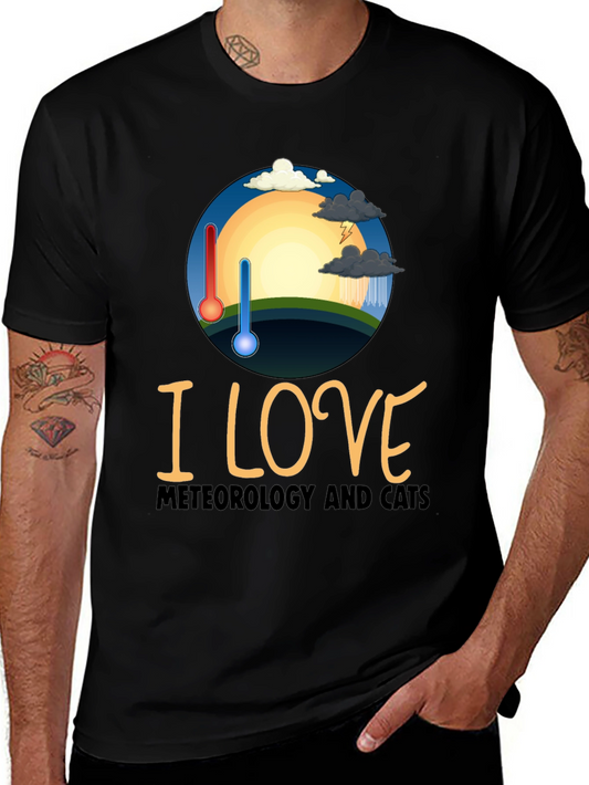 Meteorology & Cats Graphic Tee