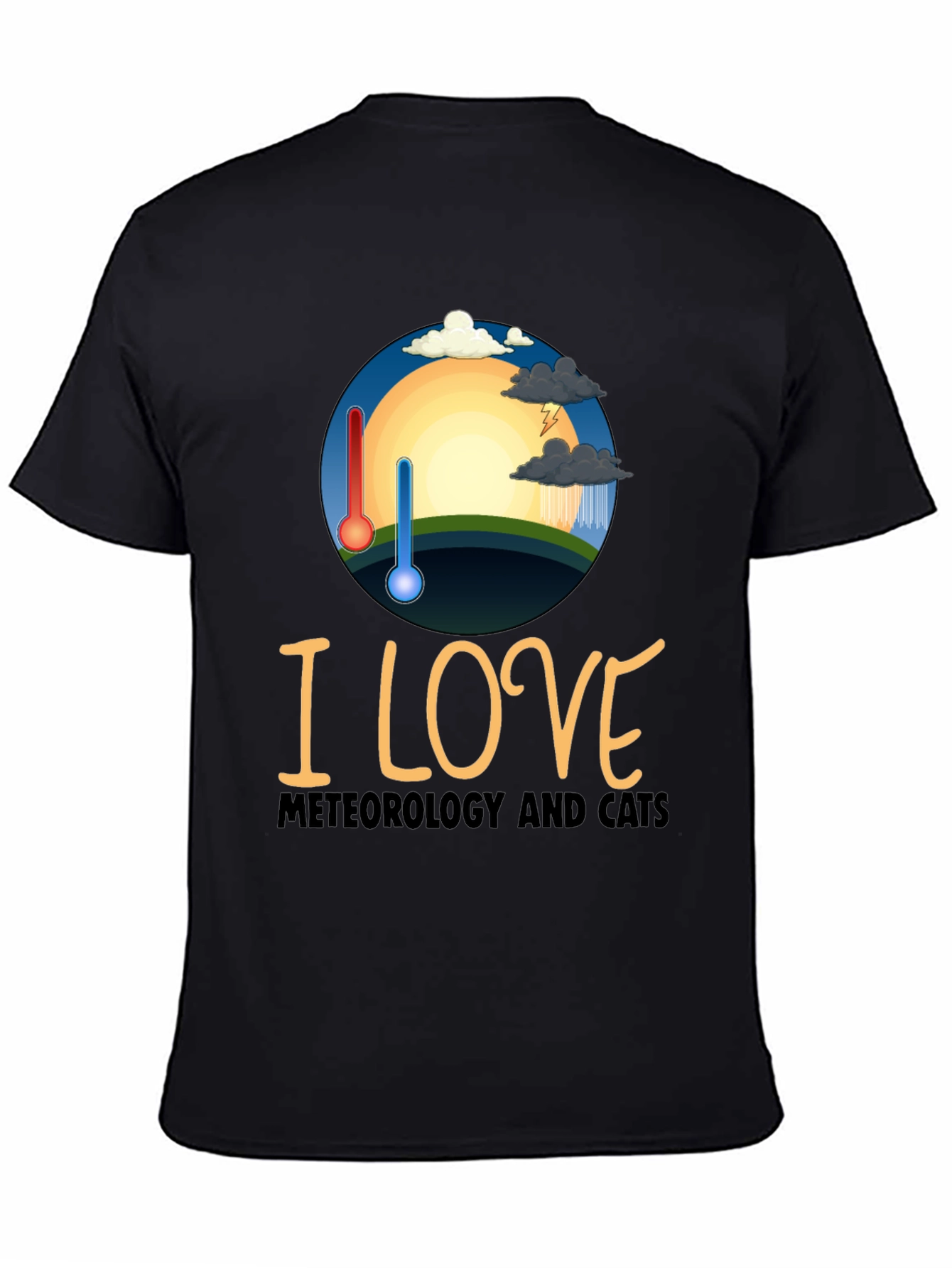 Meteorology & Cats Graphic Tee