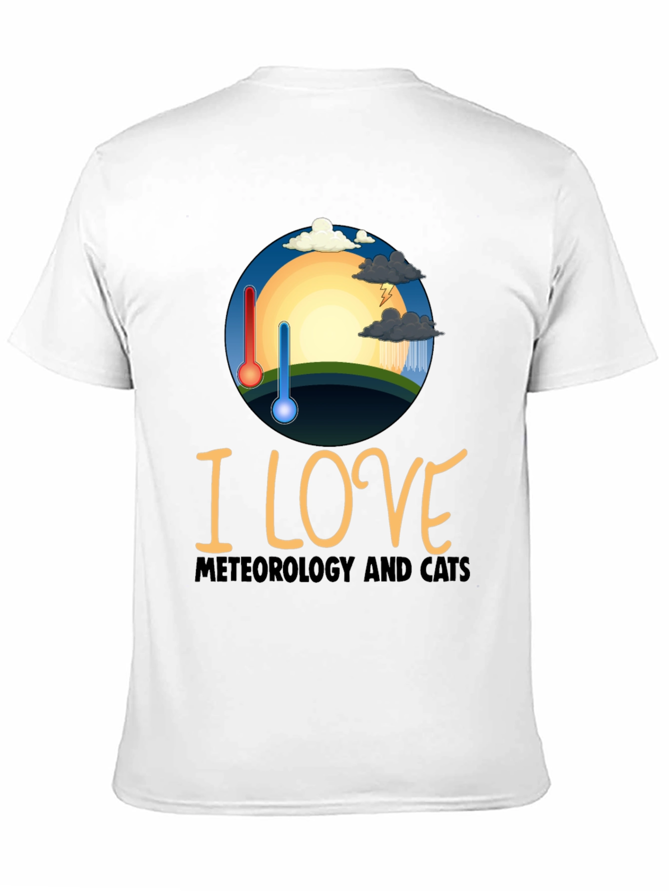 Meteorology & Cats Graphic Tee