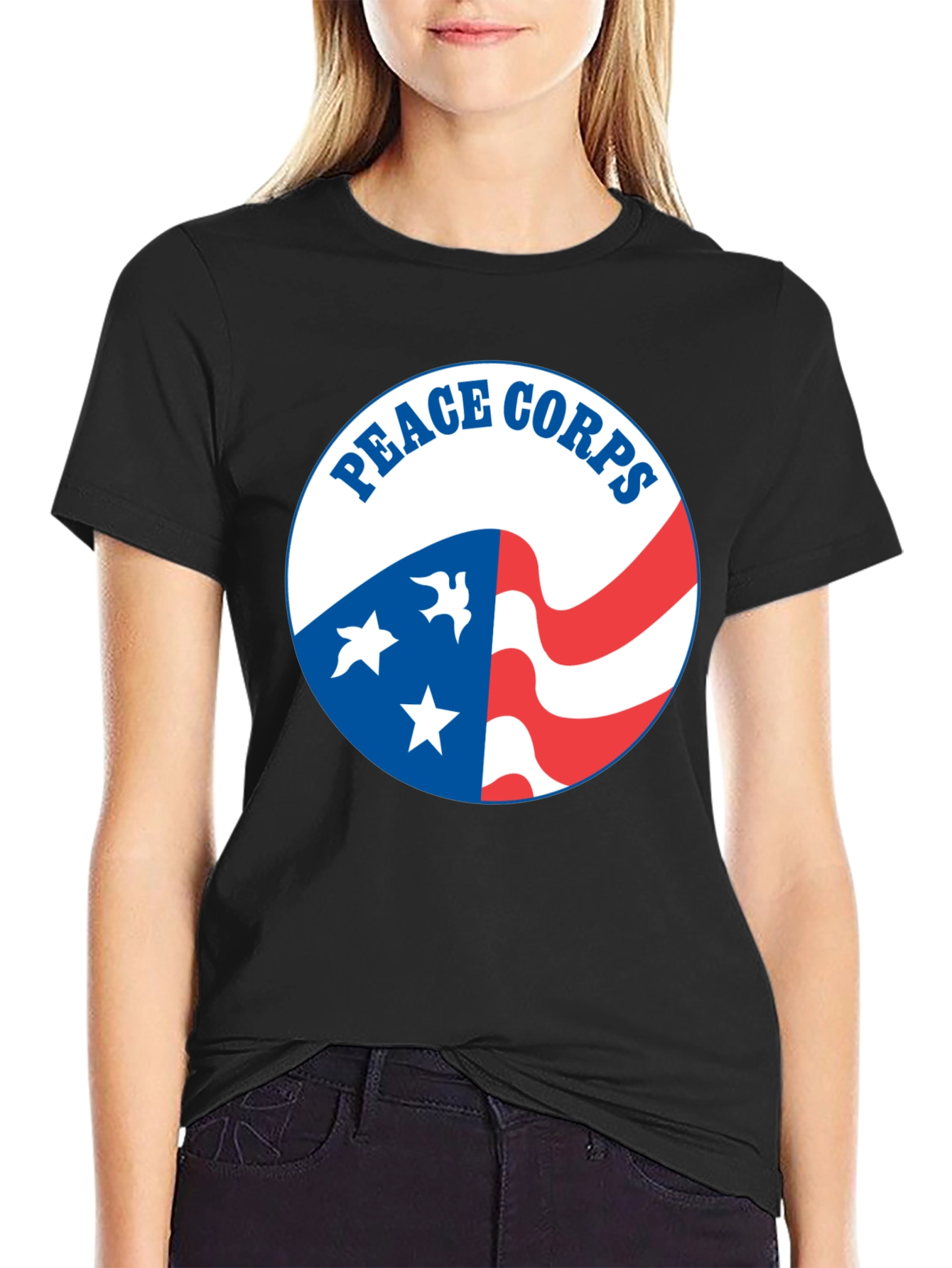 Peace Corps T-Shirt - Patriotic Design