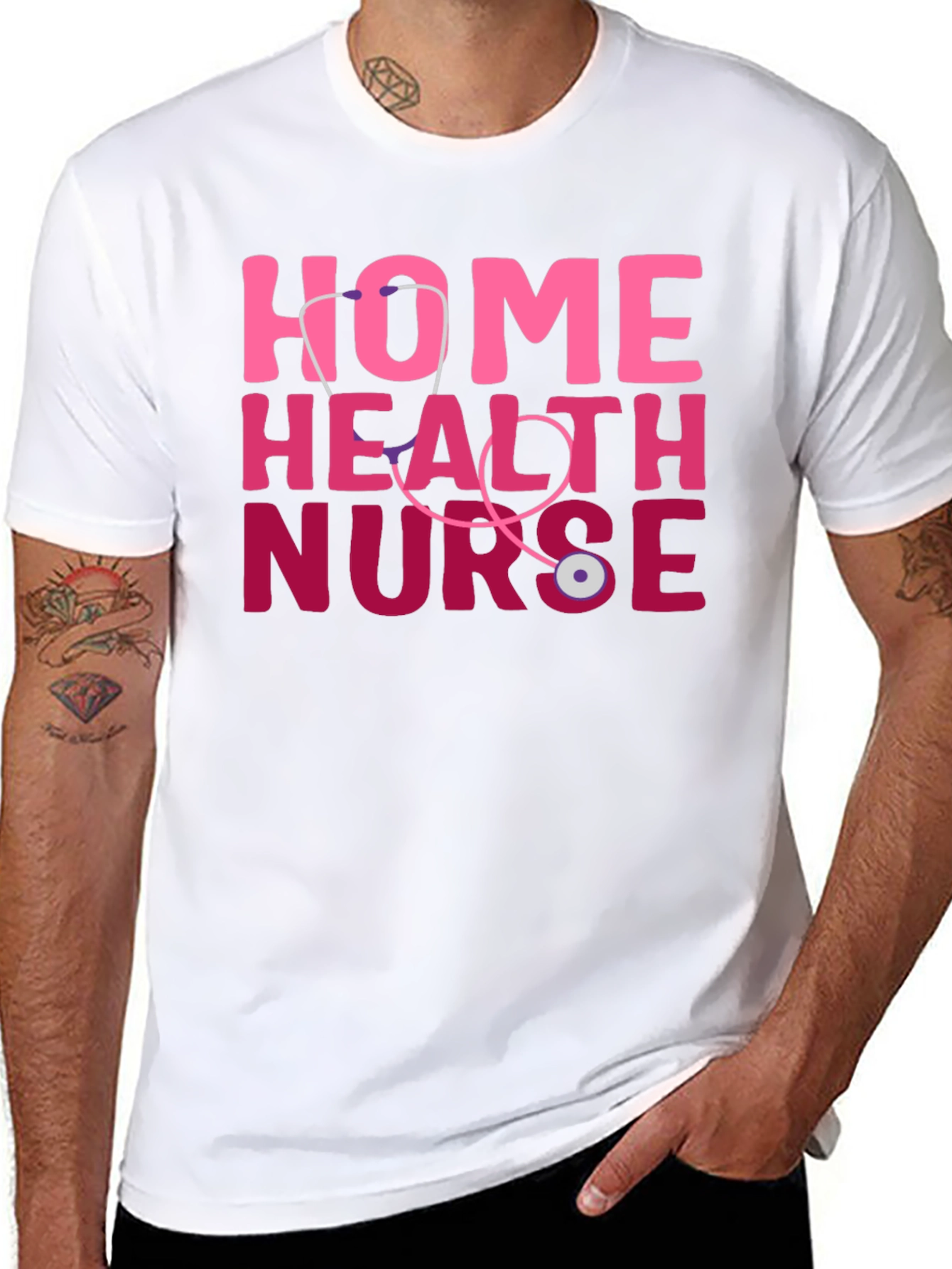 Home Health Nurse Graphic T-Shirt