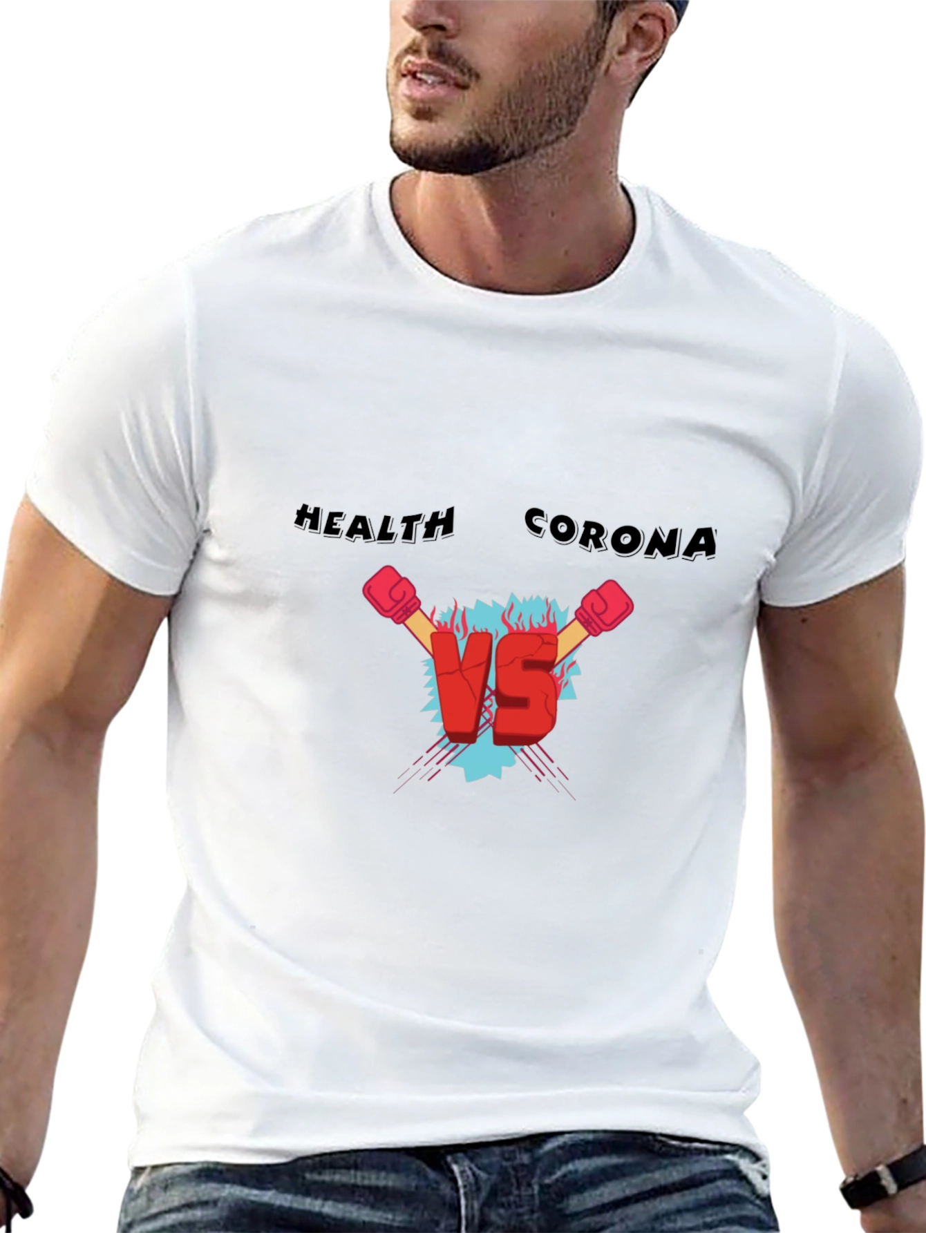 Health vs Corona T-Shirt