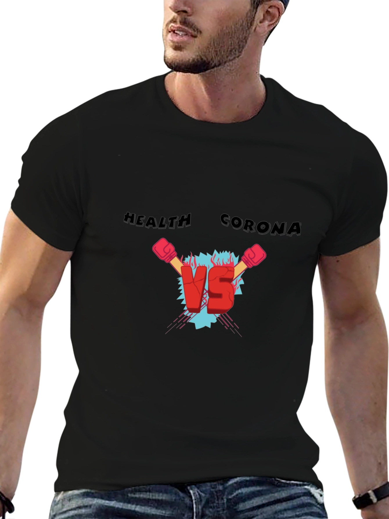 Health vs Corona T-Shirt