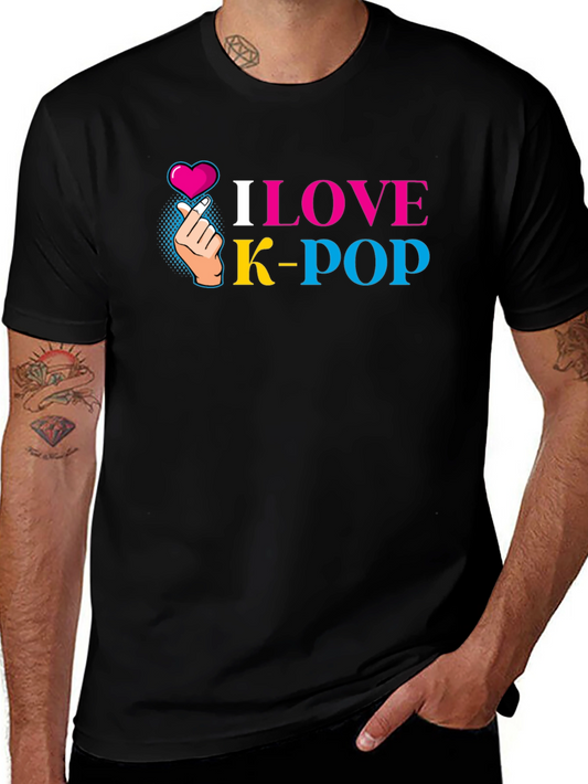 I Love K-Pop Graphic Tee