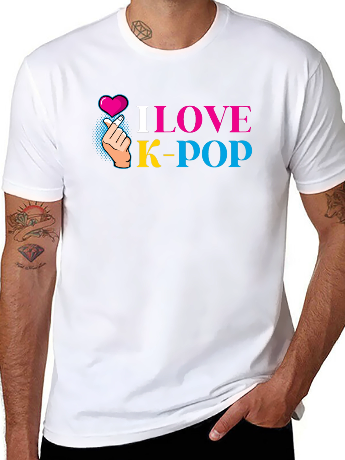 I Love K-Pop Graphic Tee