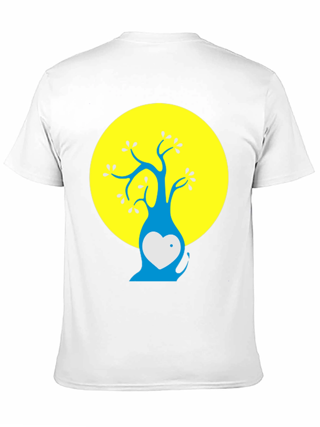 Artsy Tree Graphic Tee - Black Cotton Blend Shirt