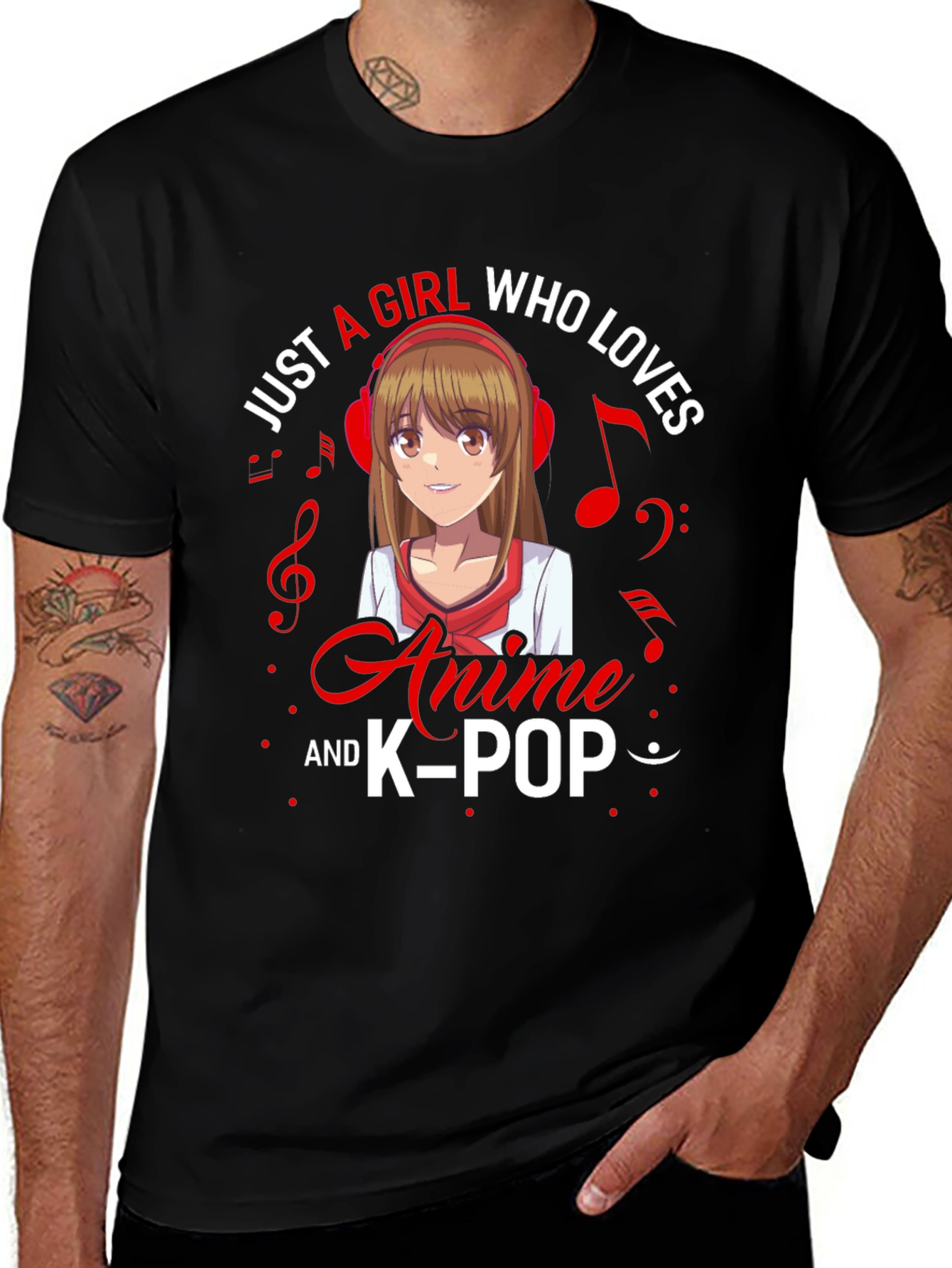 Anime and K-Pop Lover T-Shirt - Unique Design!