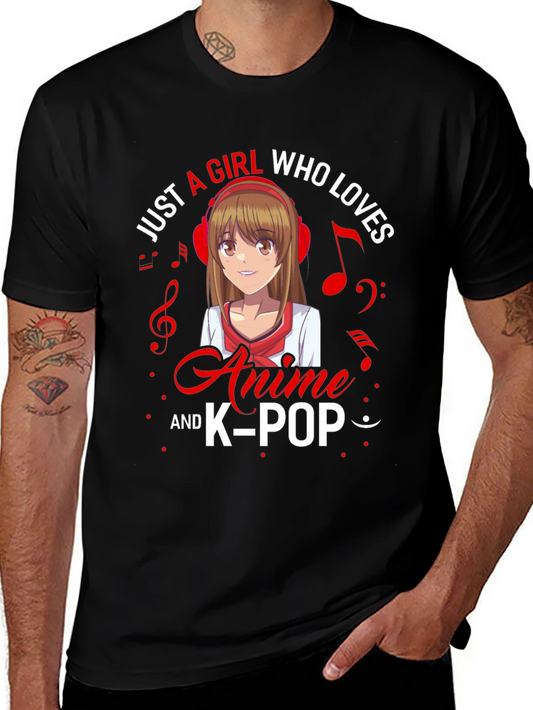 Anime and K-Pop Lover T-Shirt - Unique Design!