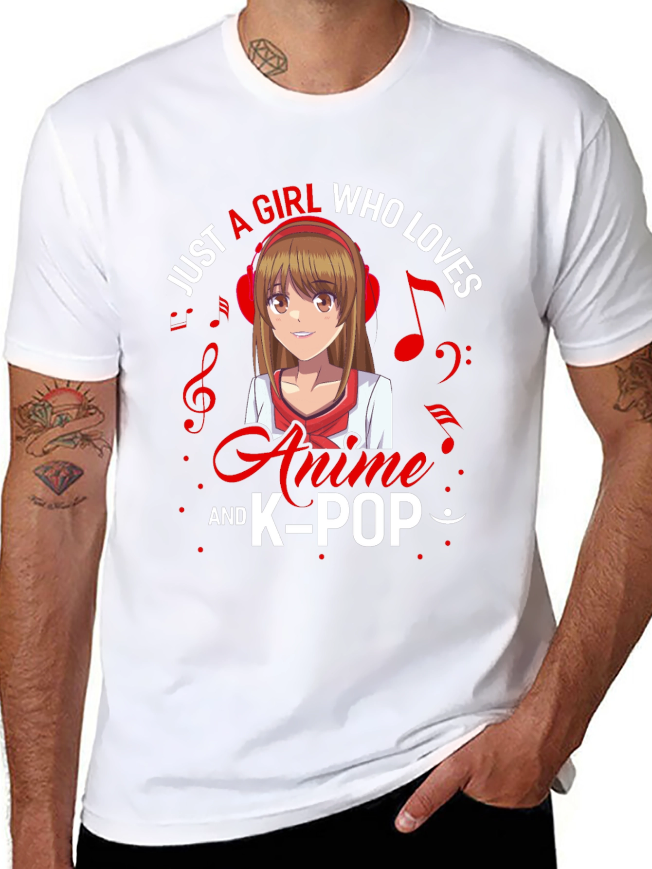 Anime and K-Pop Lover T-Shirt - Unique Design!