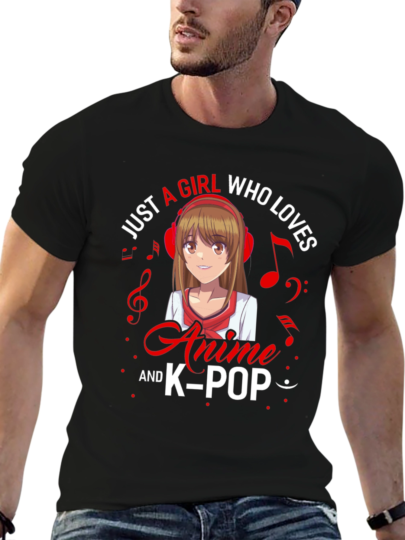 Anime and K-Pop Lover T-Shirt - Unique Design!