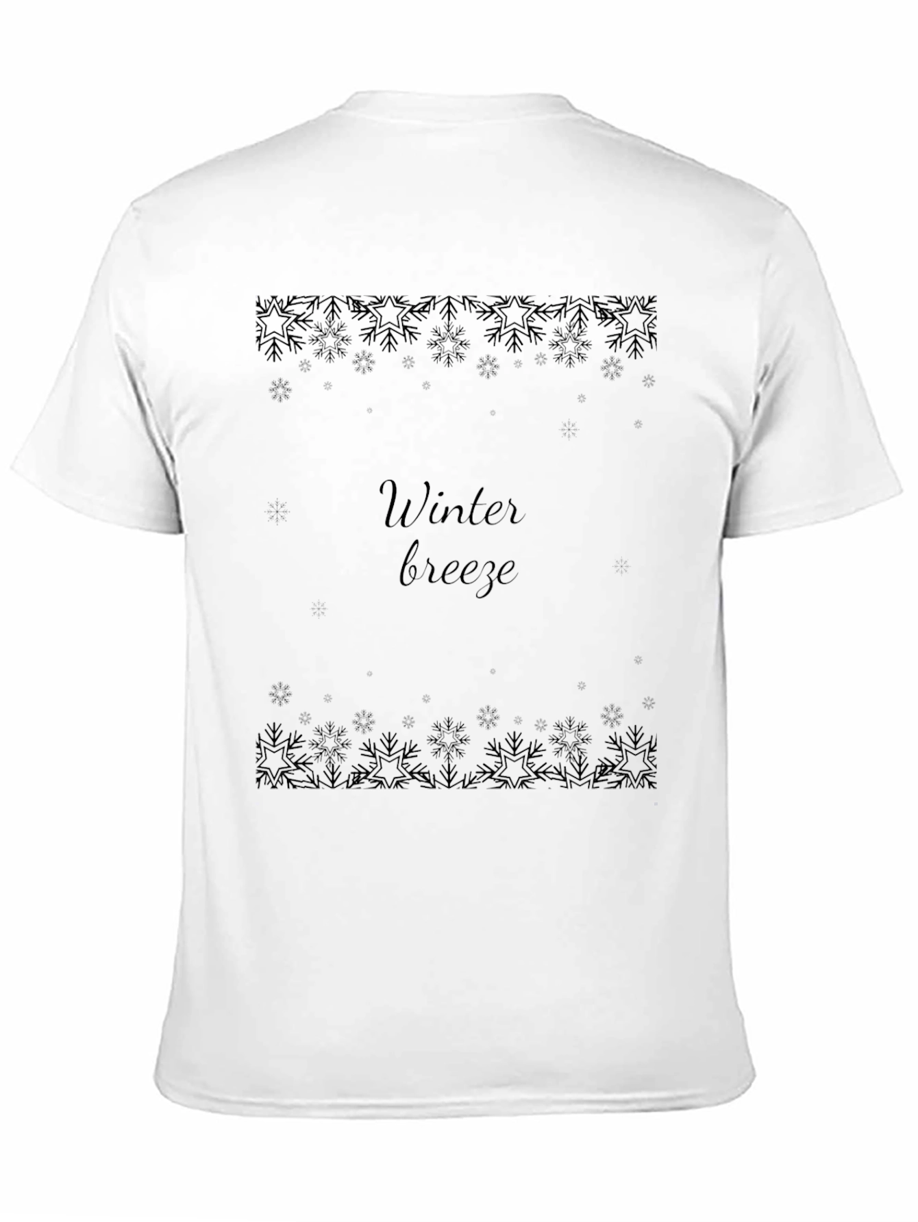 Winter Breeze Black T-Shirt