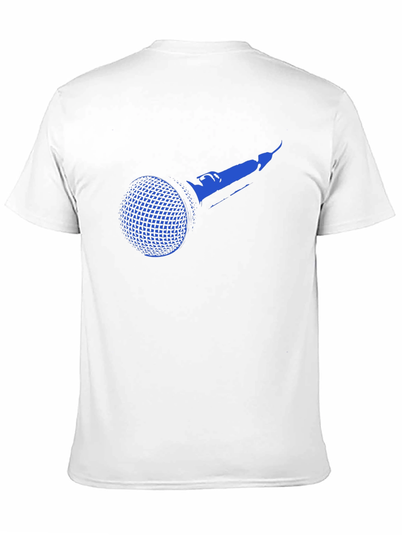 Blue Microphone Graphic Black T-Shirt