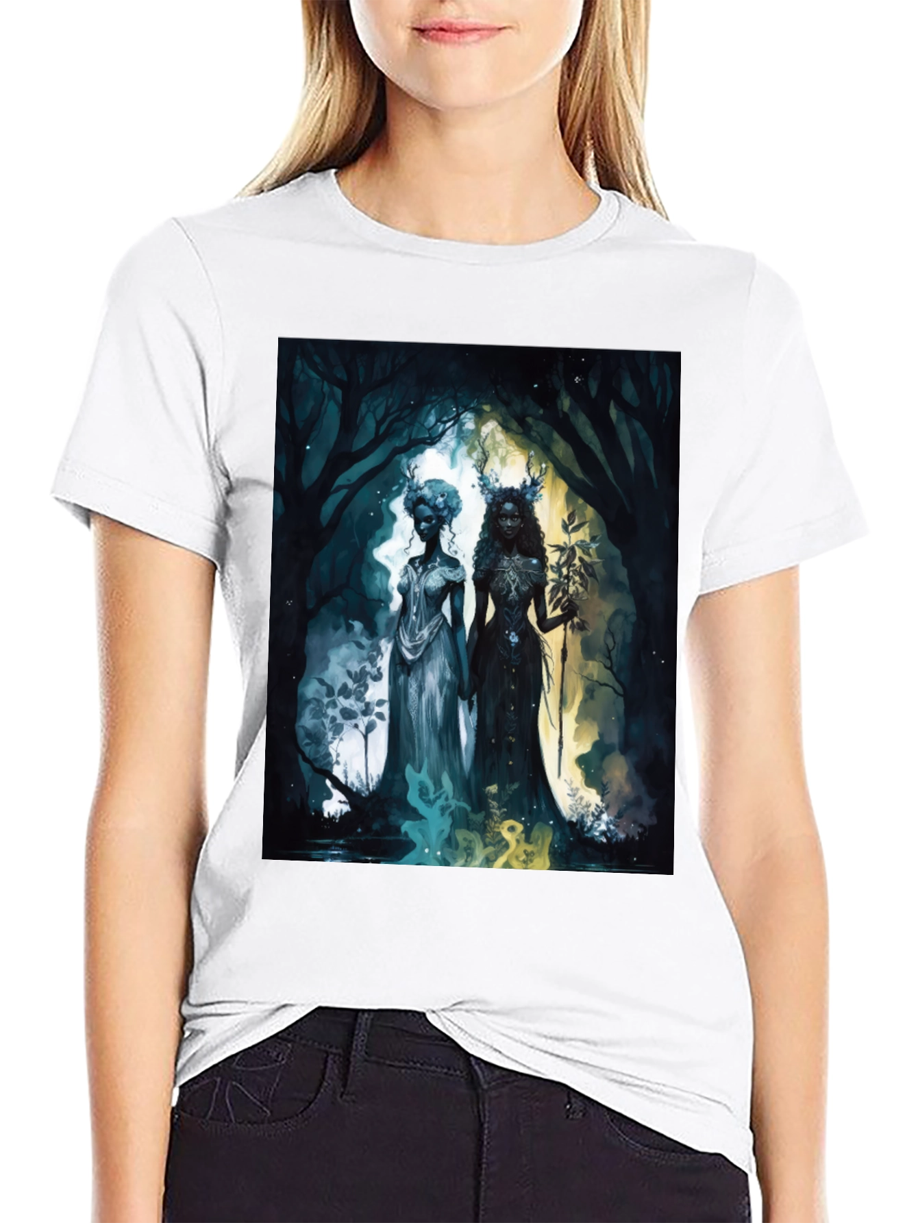 Enchanted Forest Goddesses Graphic Tee