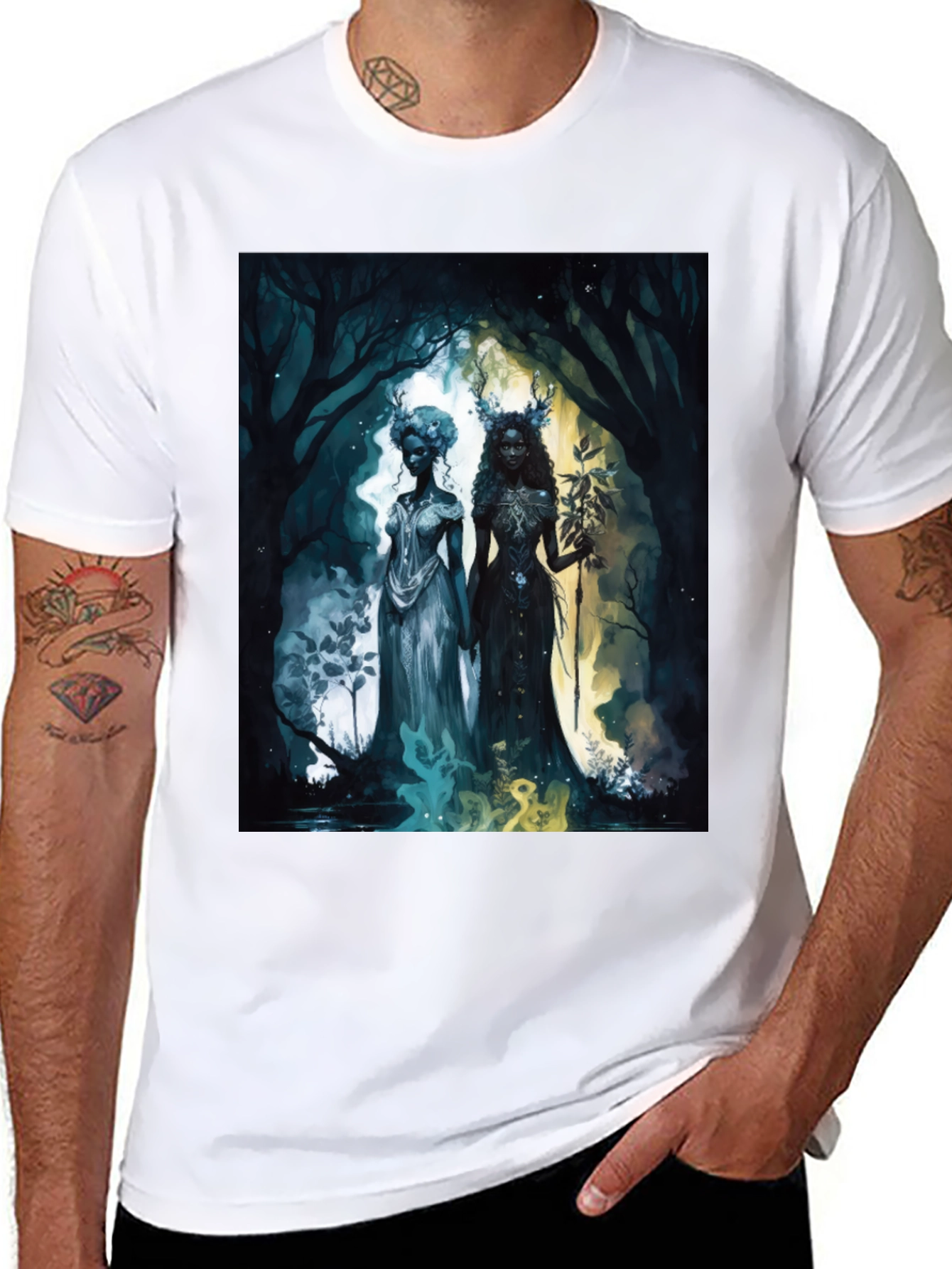 Enchanted Forest Goddesses Graphic Tee