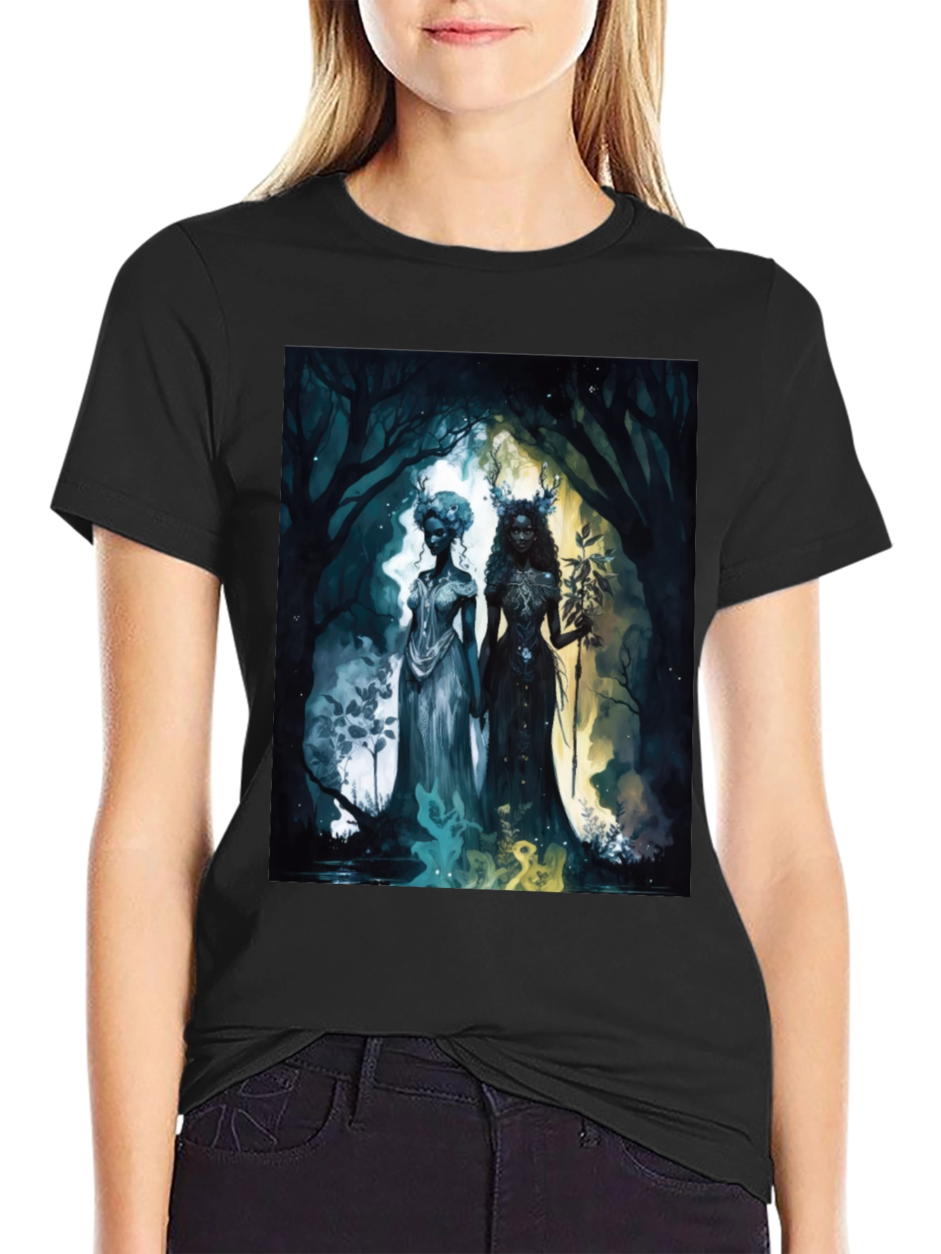 Enchanted Forest Goddesses Graphic Tee