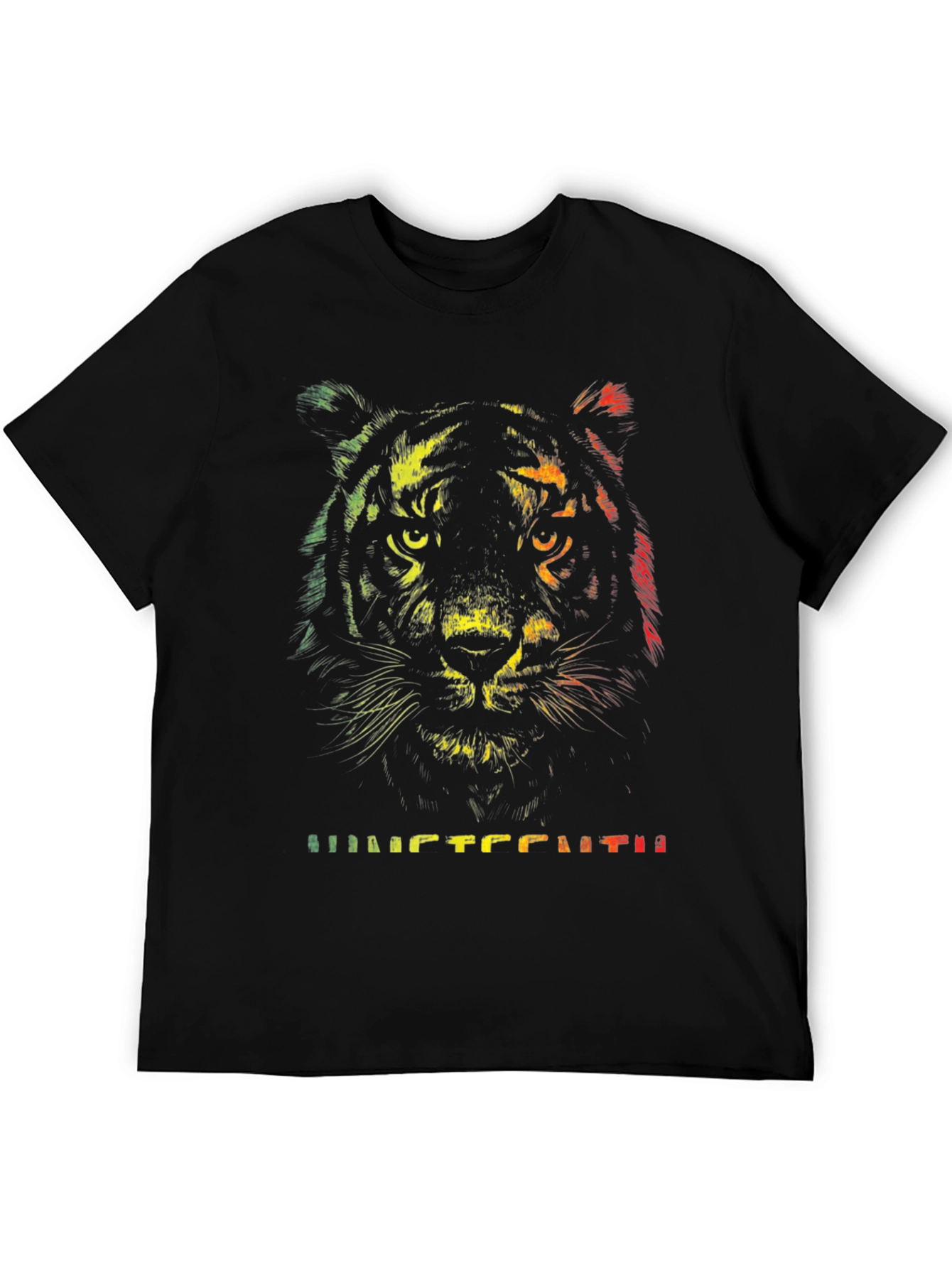 Rasta Tiger Graphic Tee - Reggae Style