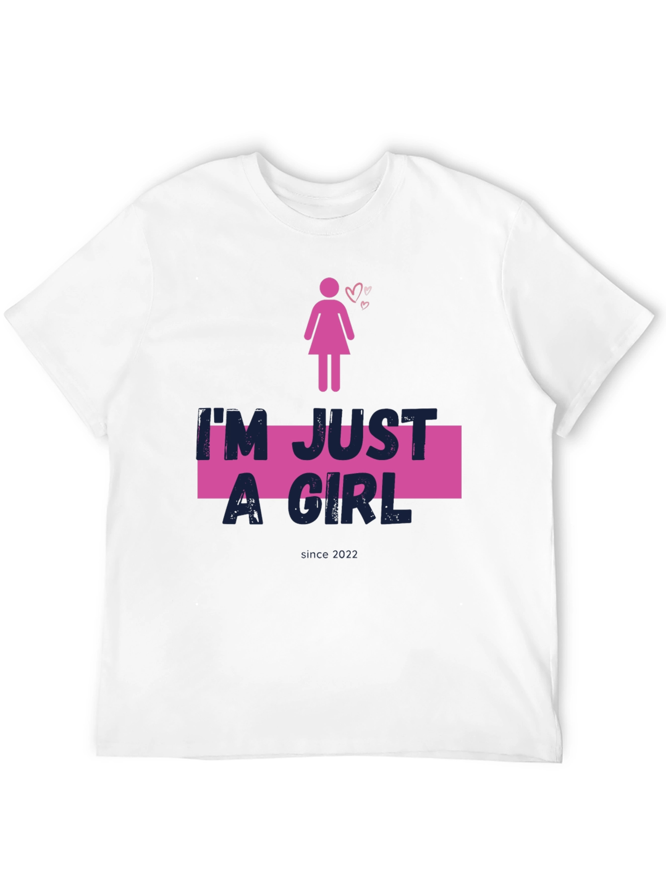Im Just A Girl Black Tee