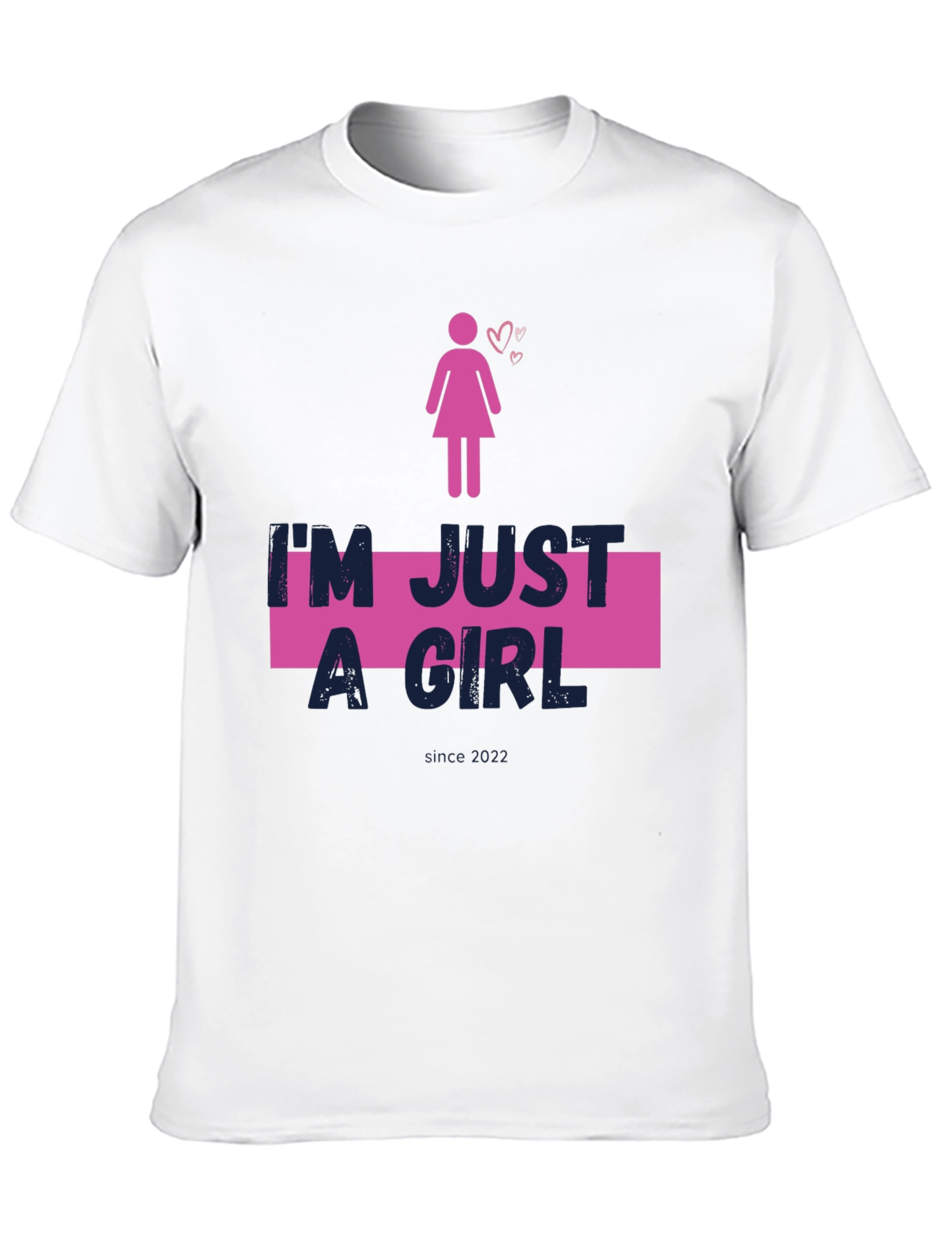Im Just A Girl Black Tee