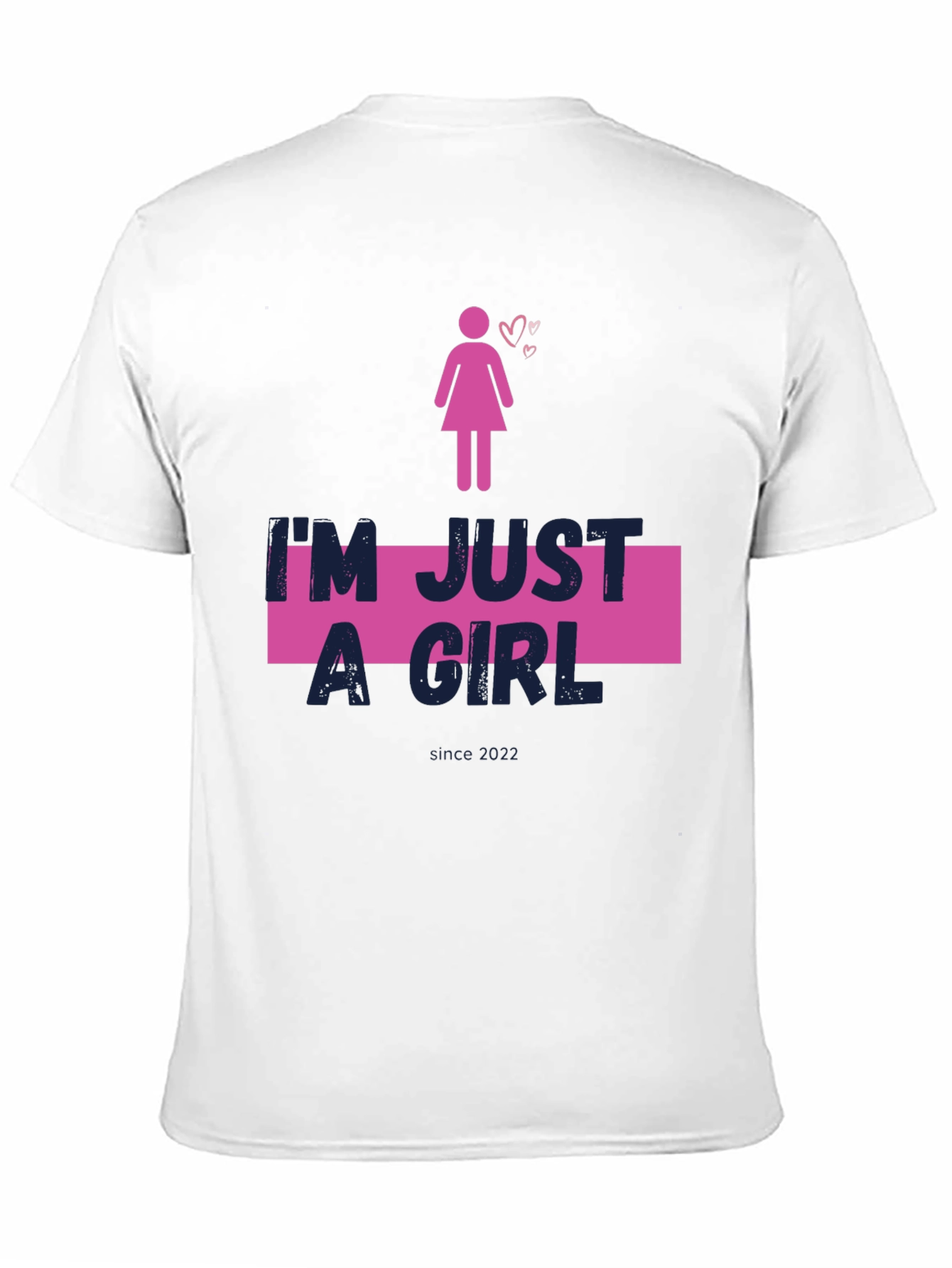 Im Just A Girl Black Tee