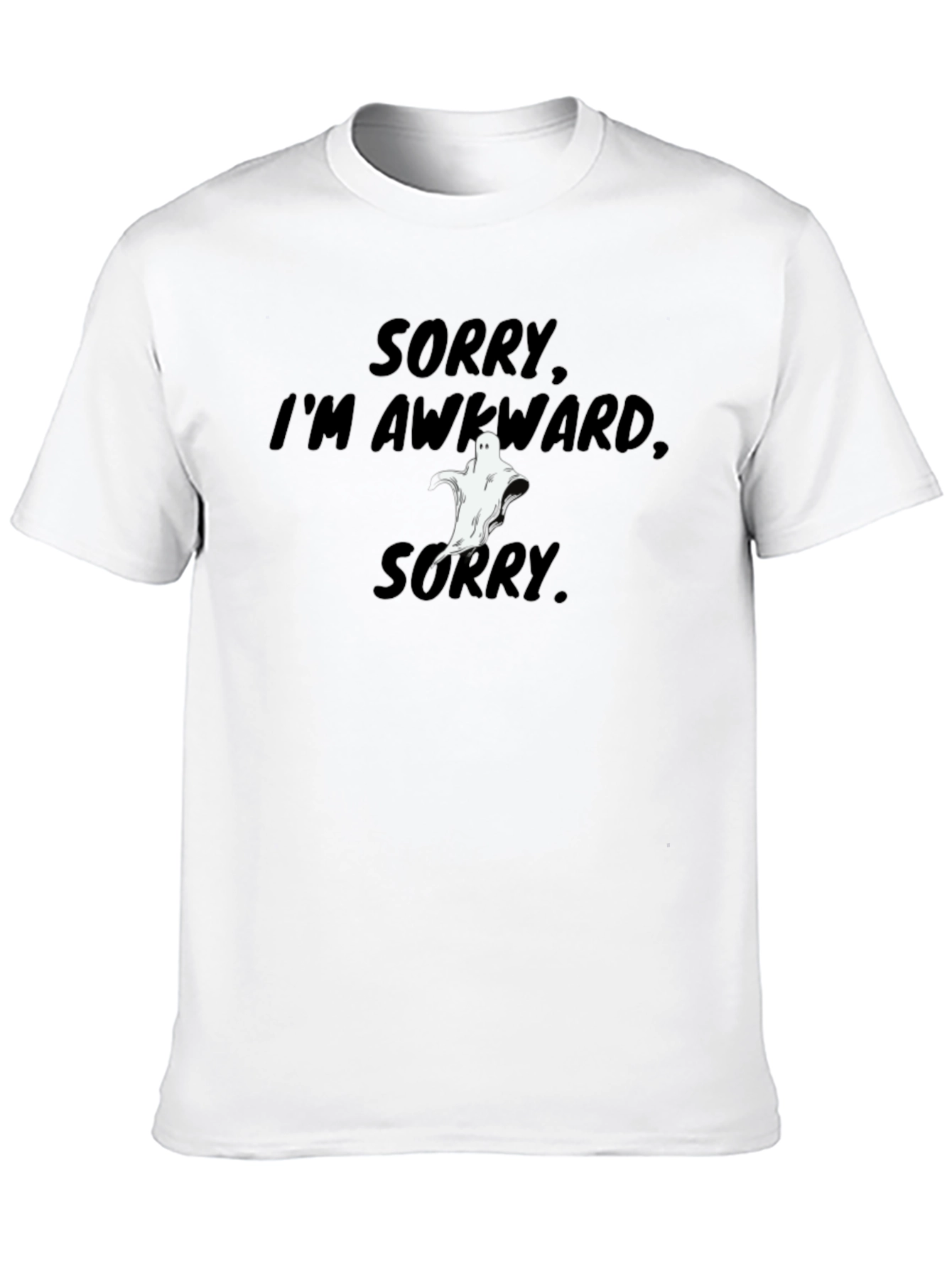 Awkward Ghost Graphic Tee