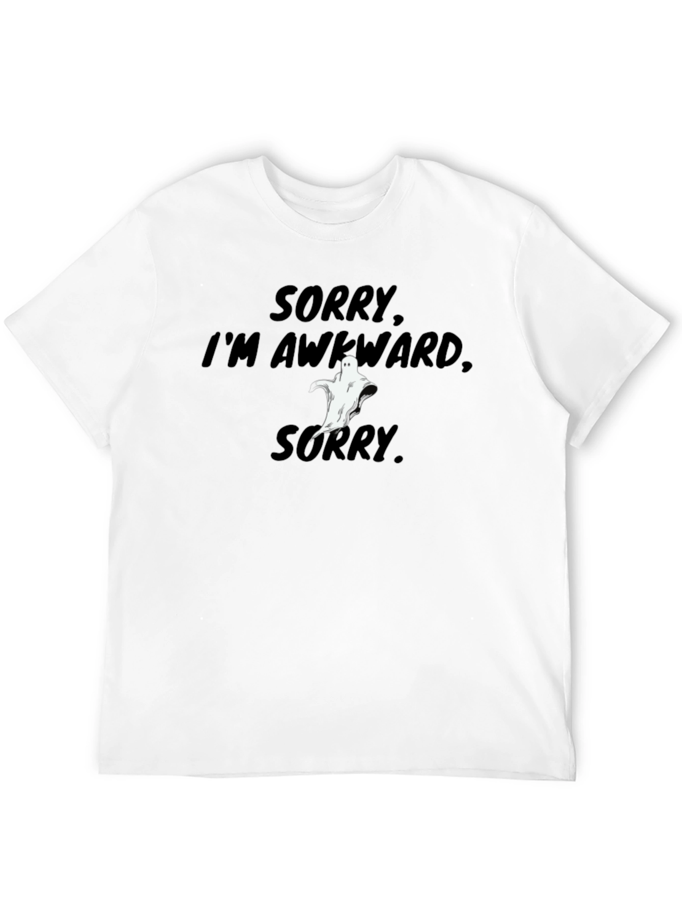 Awkward Ghost Graphic Tee