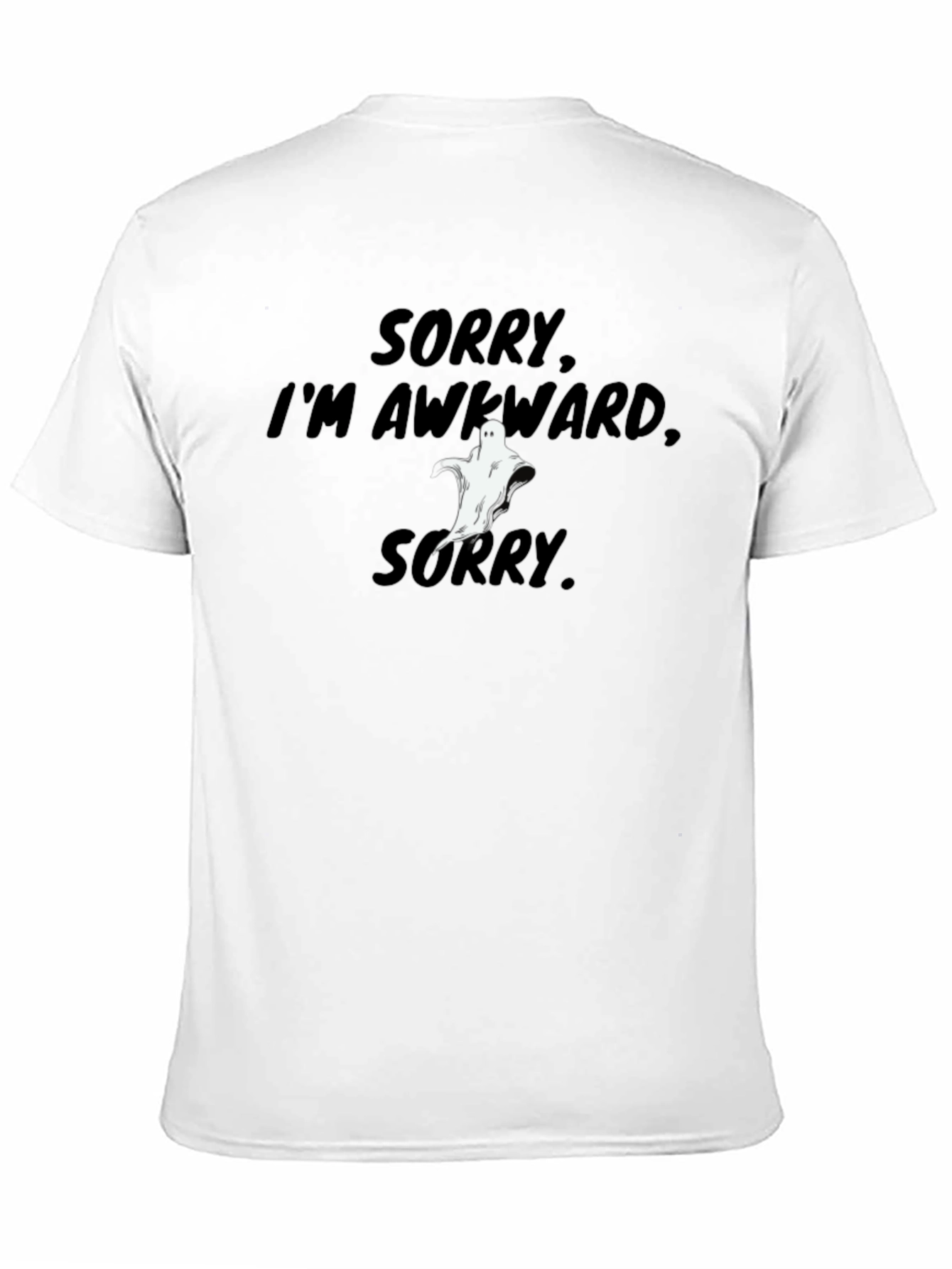 Awkward Ghost Graphic Tee