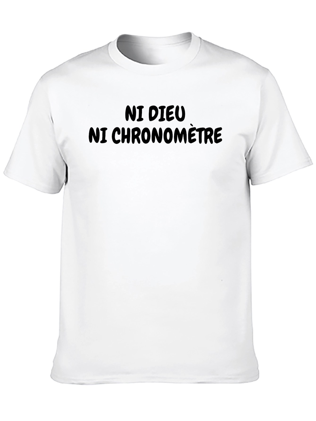 Ni Dieu Ni Chronometre Black T-Shirt