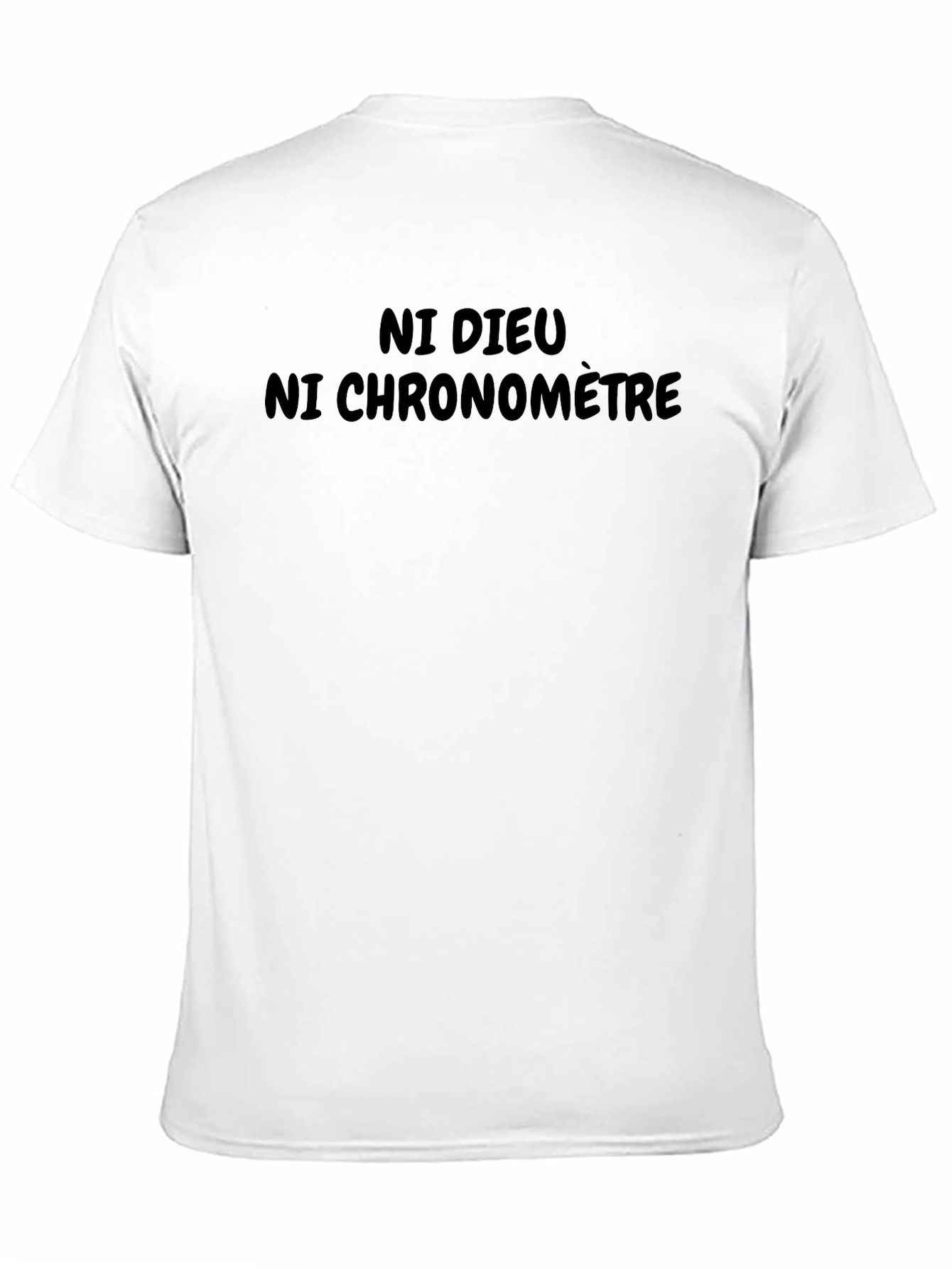Ni Dieu Ni Chronometre Black T-Shirt