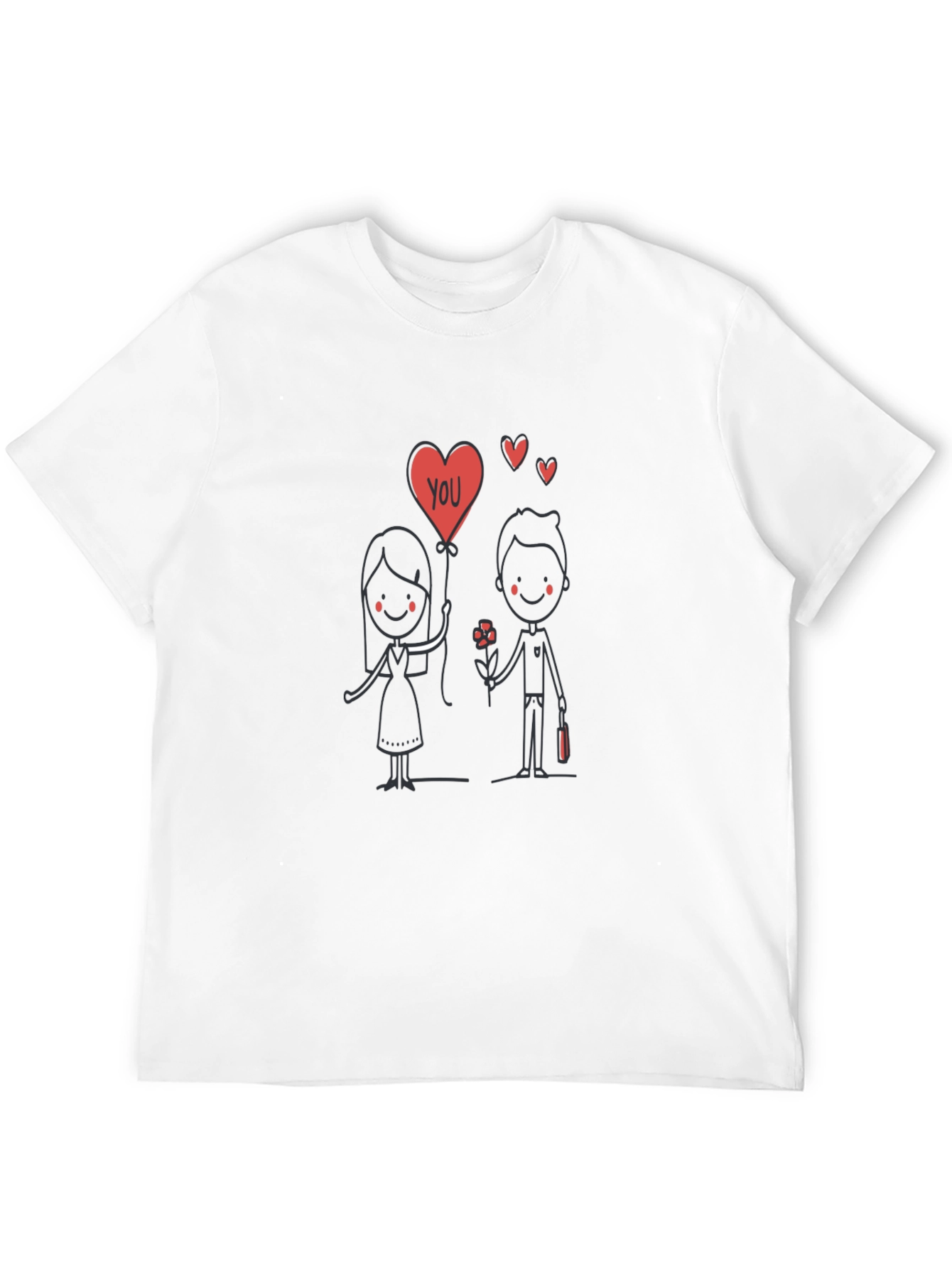 Love You Graphic Tee - Black Unisex T-Shirt