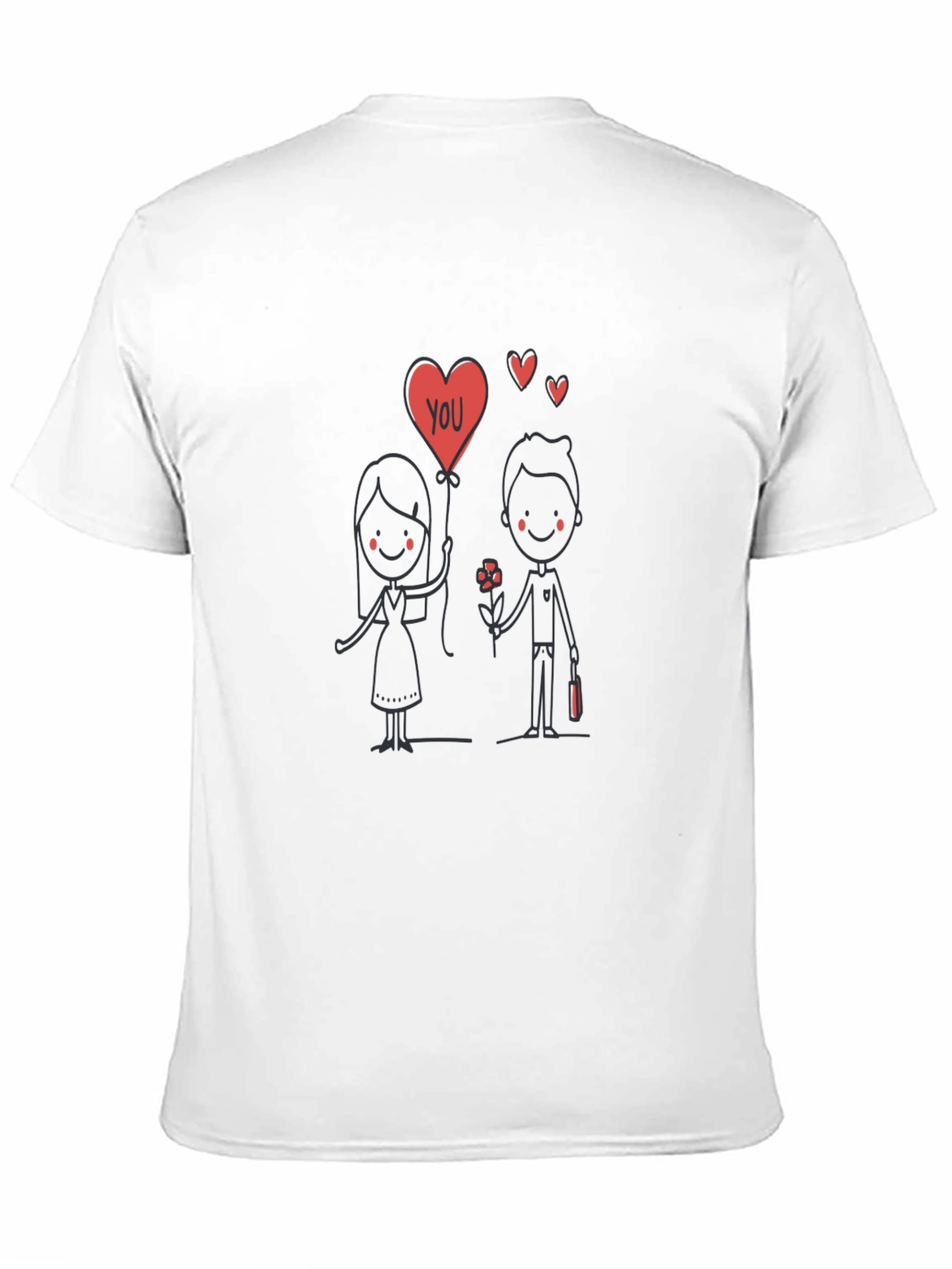 Love You Graphic Tee - Black Unisex T-Shirt