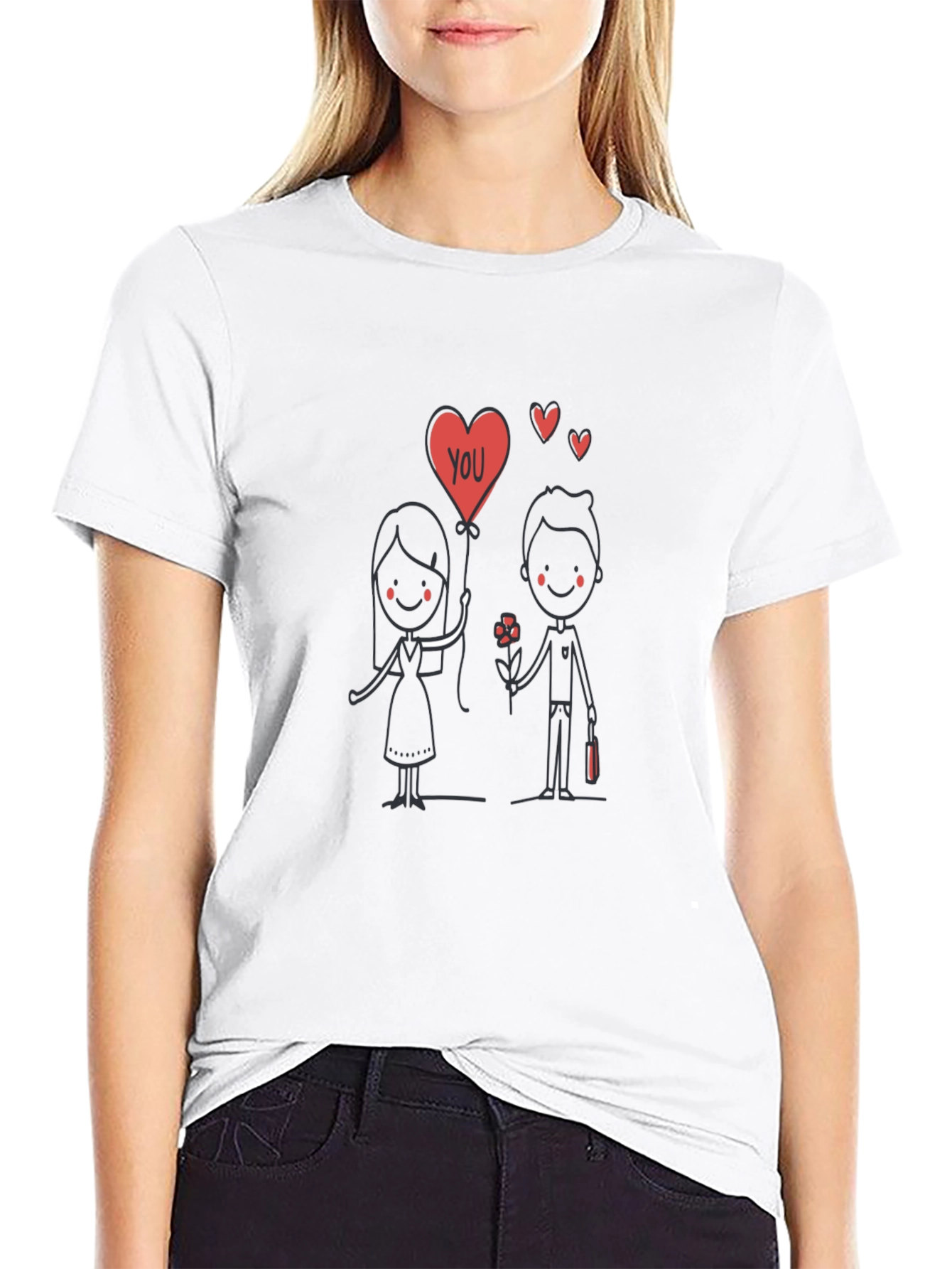 Love You Graphic Tee - Black Unisex T-Shirt