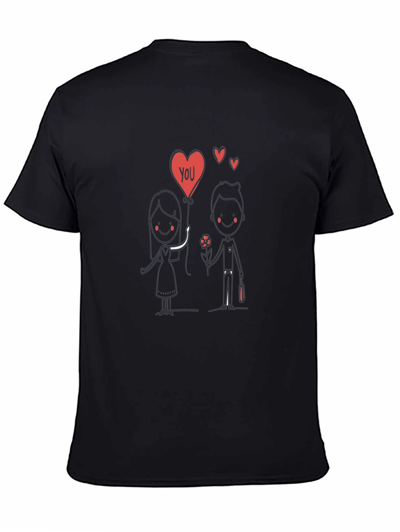 Love You Graphic Tee - Black Unisex T-Shirt