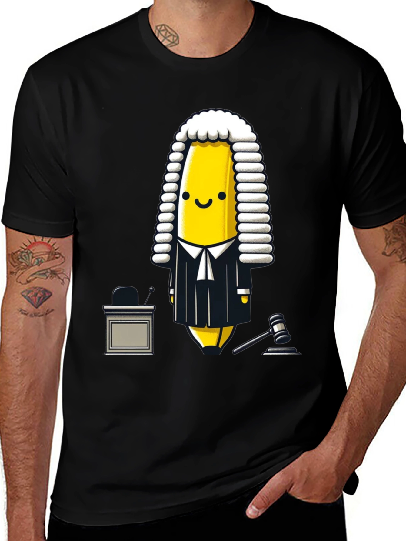 Banana Judge T-Shirt - Funny Lawyer Tee