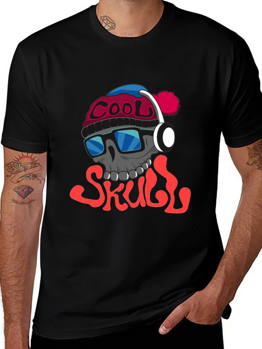 Cool Skull Graphic Tee - Trendy Streetwear