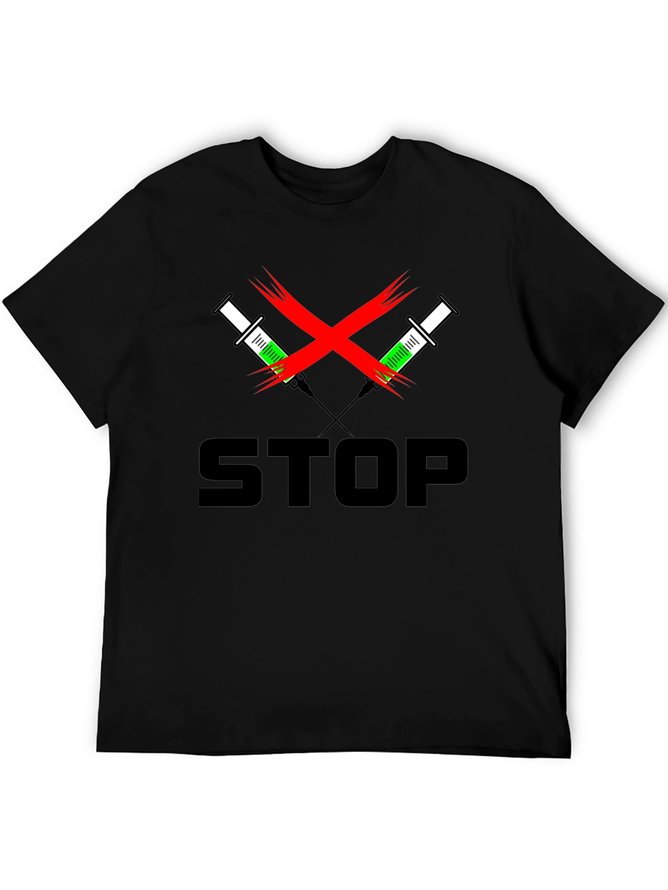 Stop Doping Black T-Shirt