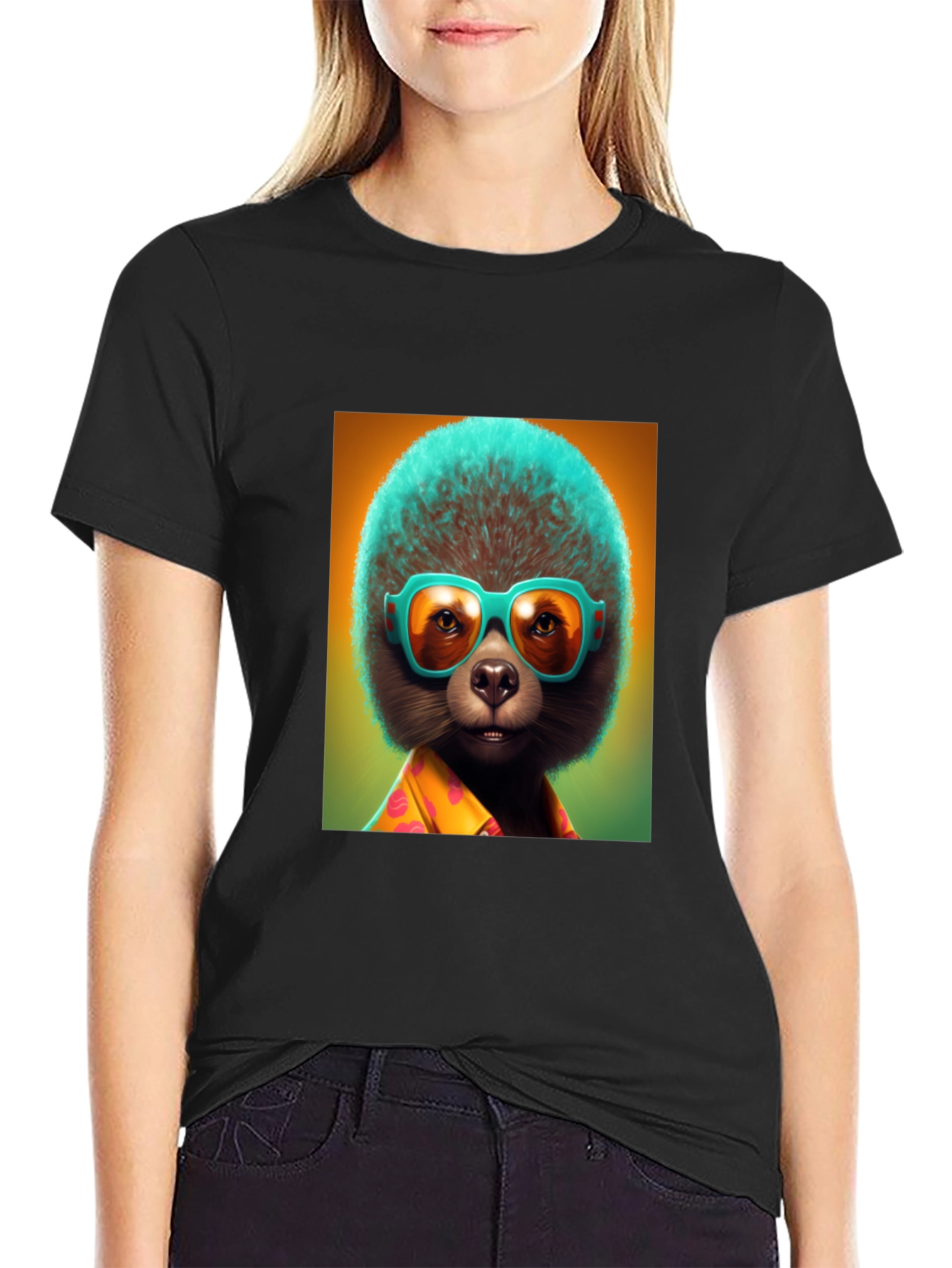 Cool Sloth Tee: Tropical Vibes