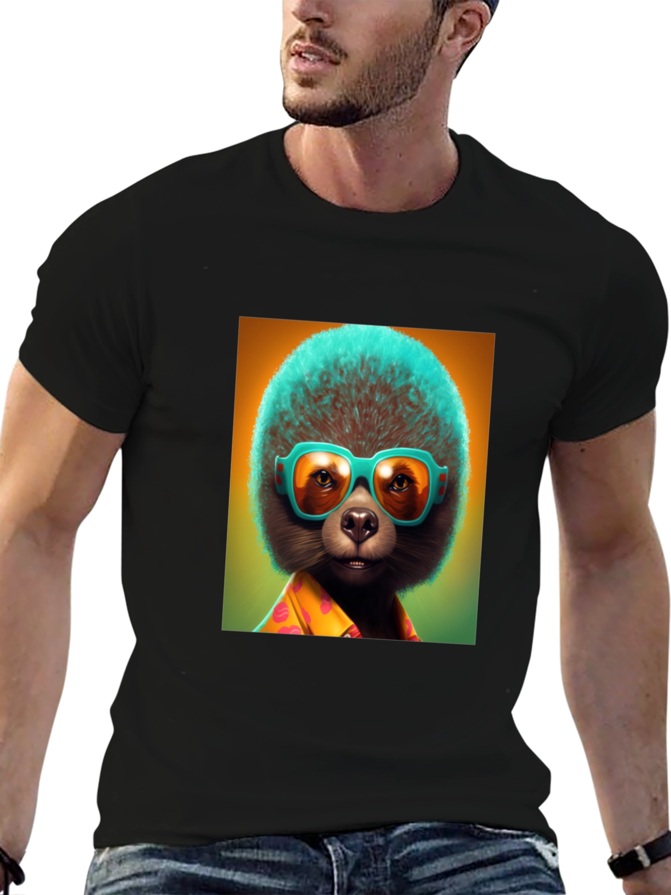 Cool Sloth Tee: Tropical Vibes